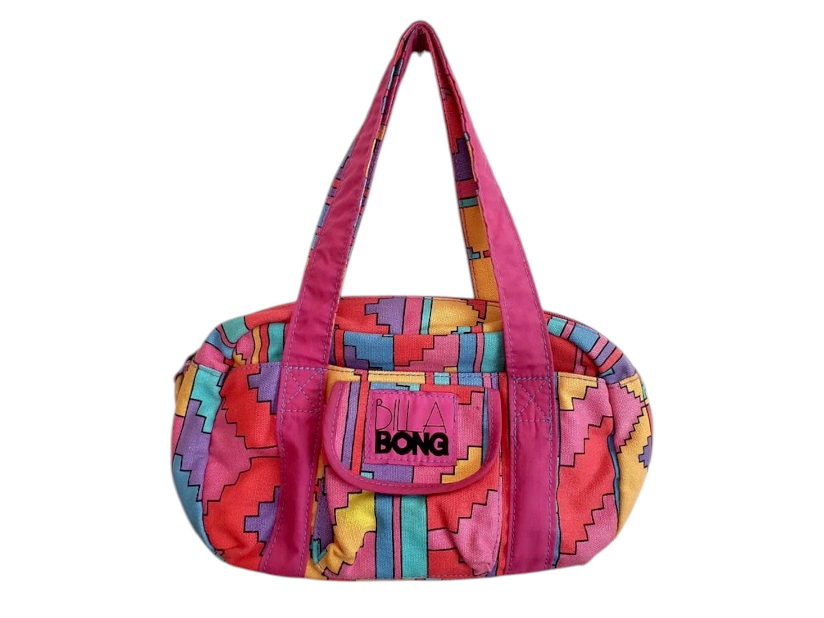 90s Y2k Colourful Billabong Handbag