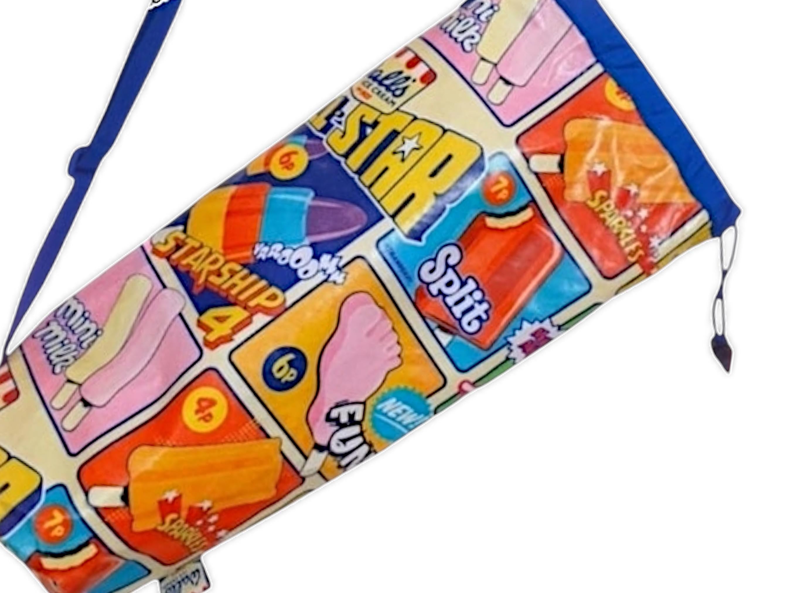 Rare Retro Walls Ice Cream Drawstring Bag