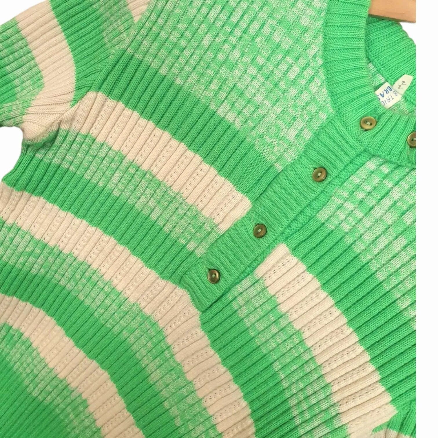 Vintage 1960s 1970s Mod Sweater