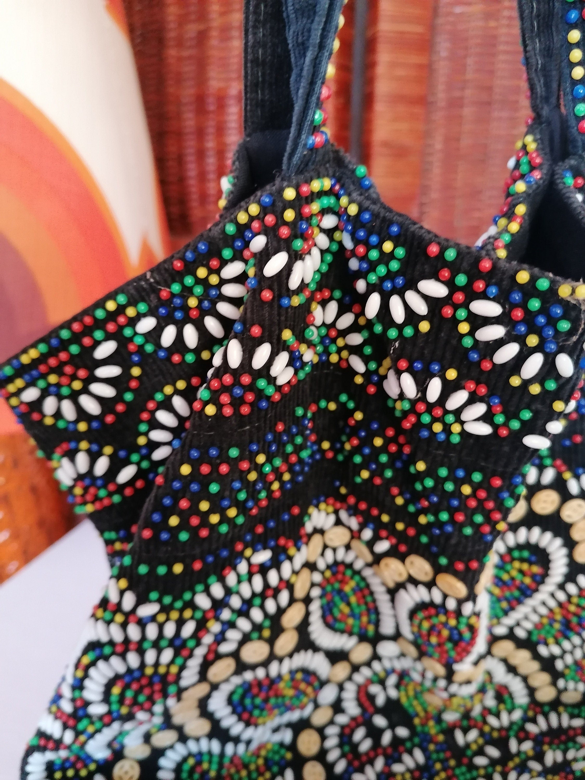 Vintage Drawstring Evening Bag