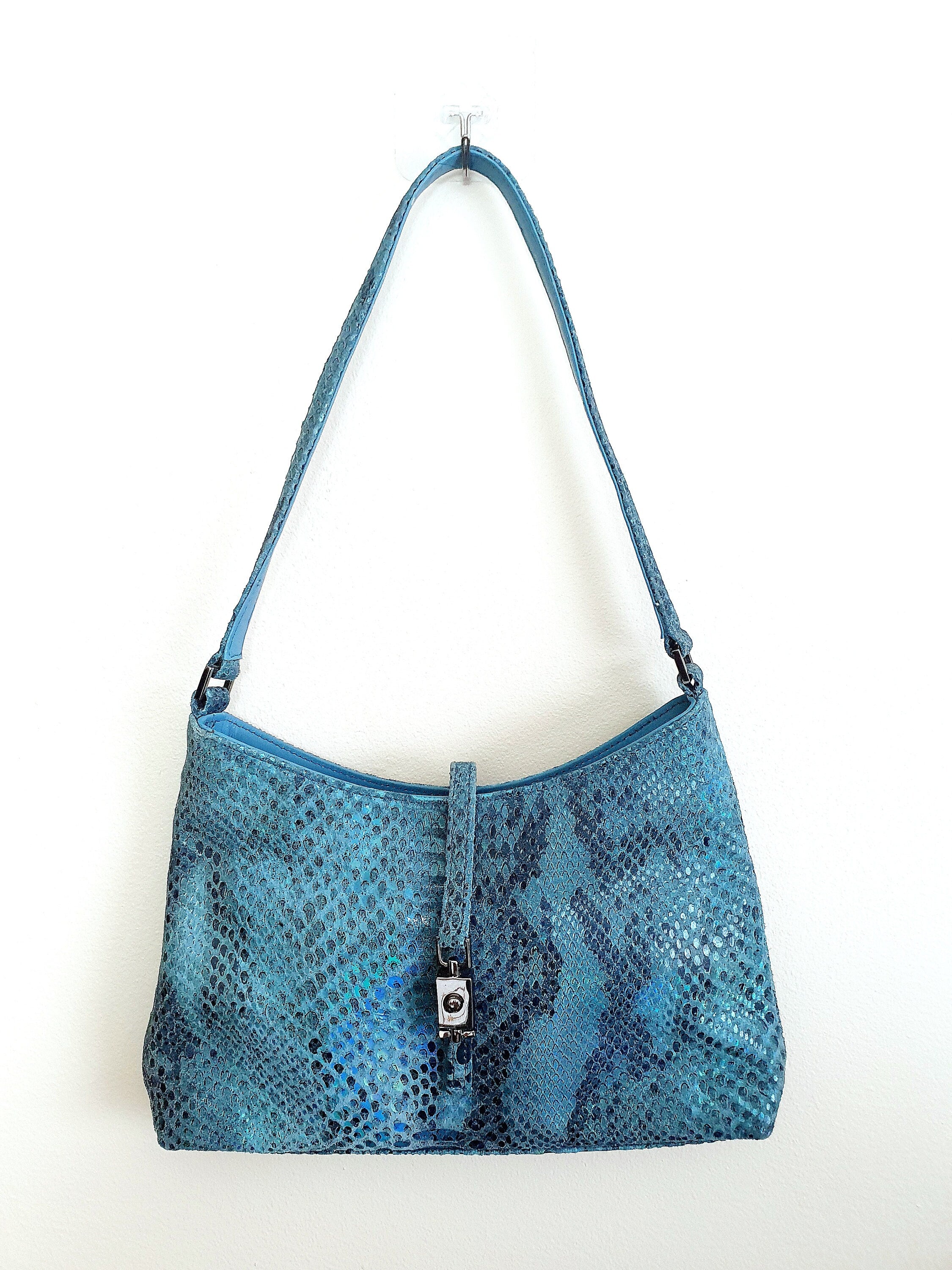 Y2k Leather Mermaid Purse Baguette