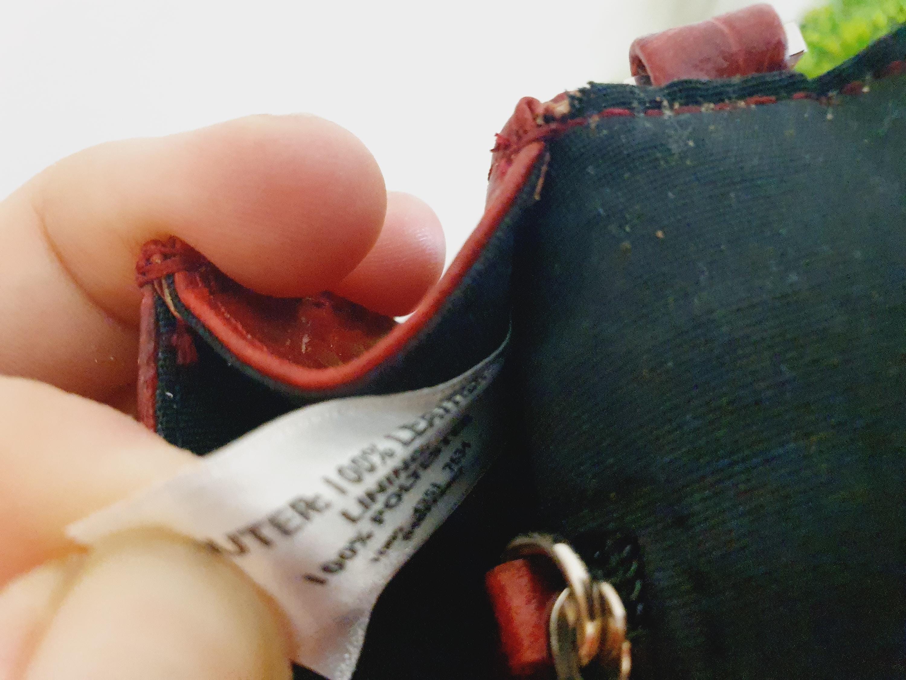 Y2k Vintage Dark Red Leather Shoulder Bag