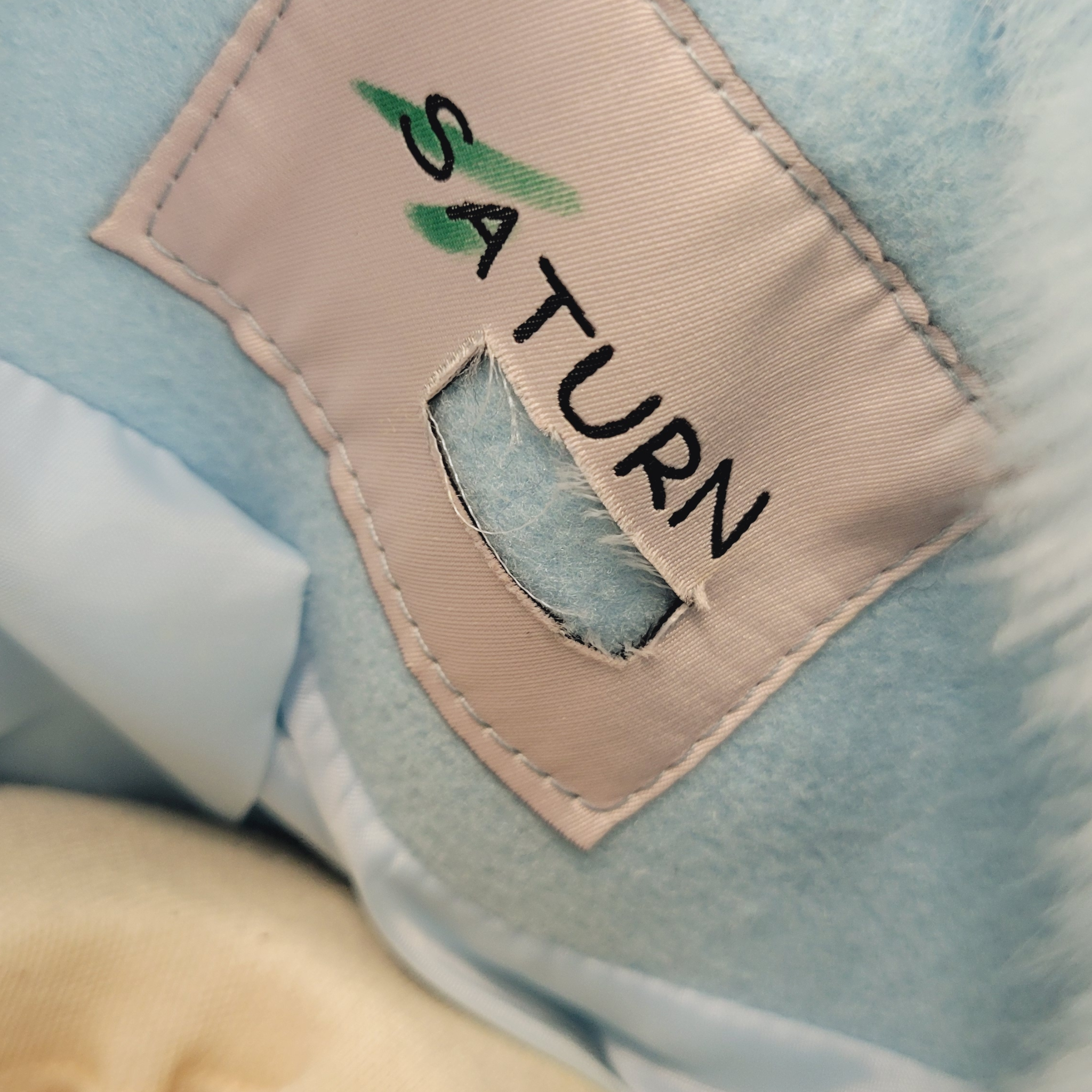 Rare 1990s Baby Blue Faux Fur Penny Lane Coat