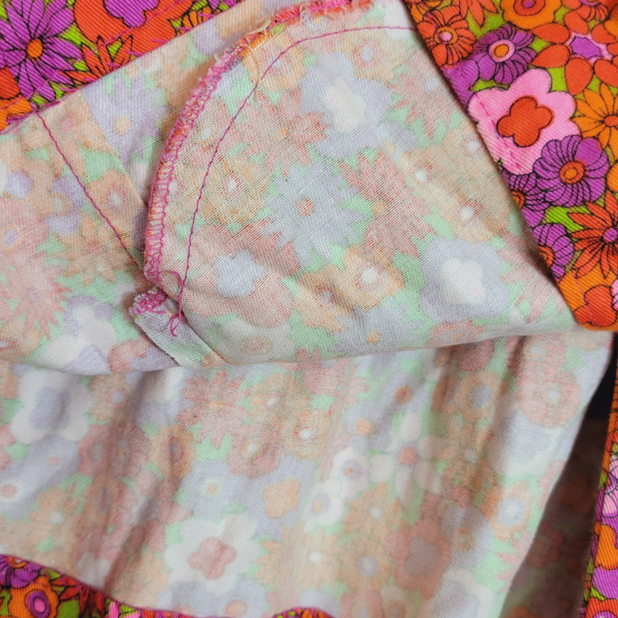Rare Vintage 1960s Psychedelic Flower Power Mod Blazer