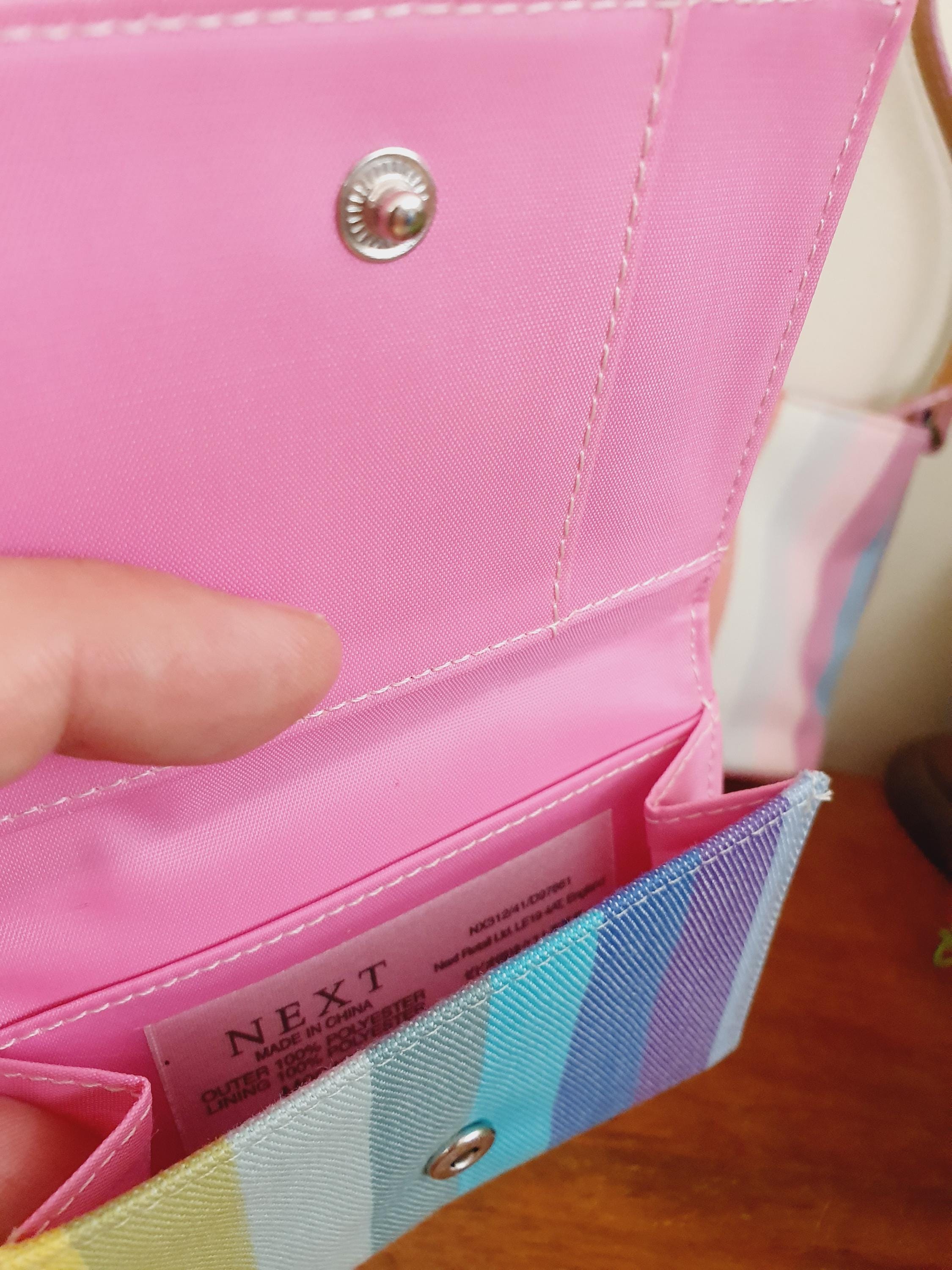 Y2k Rainbow Striped Baguette And Purse