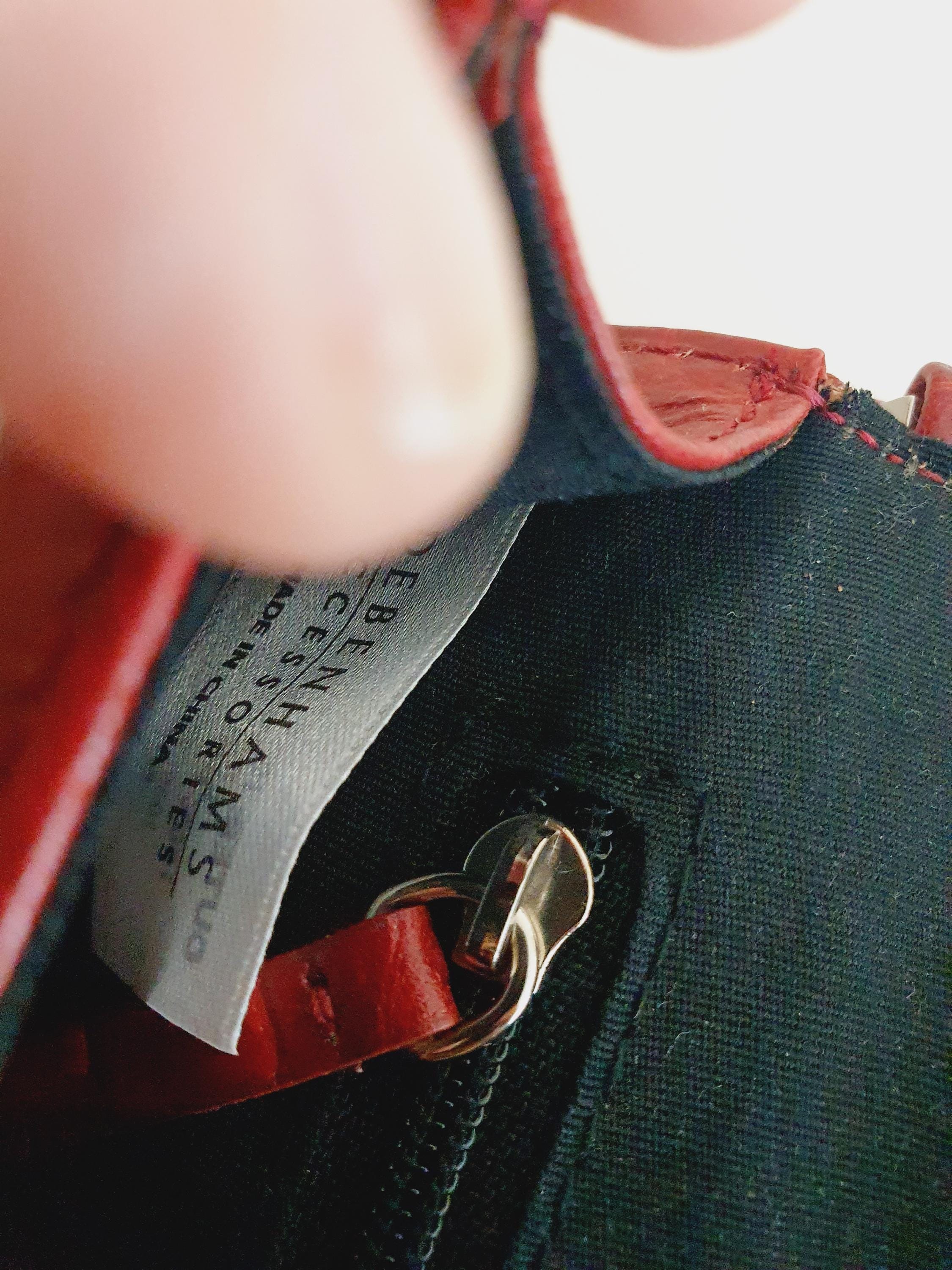 Y2k Vintage Dark Red Leather Shoulder Bag