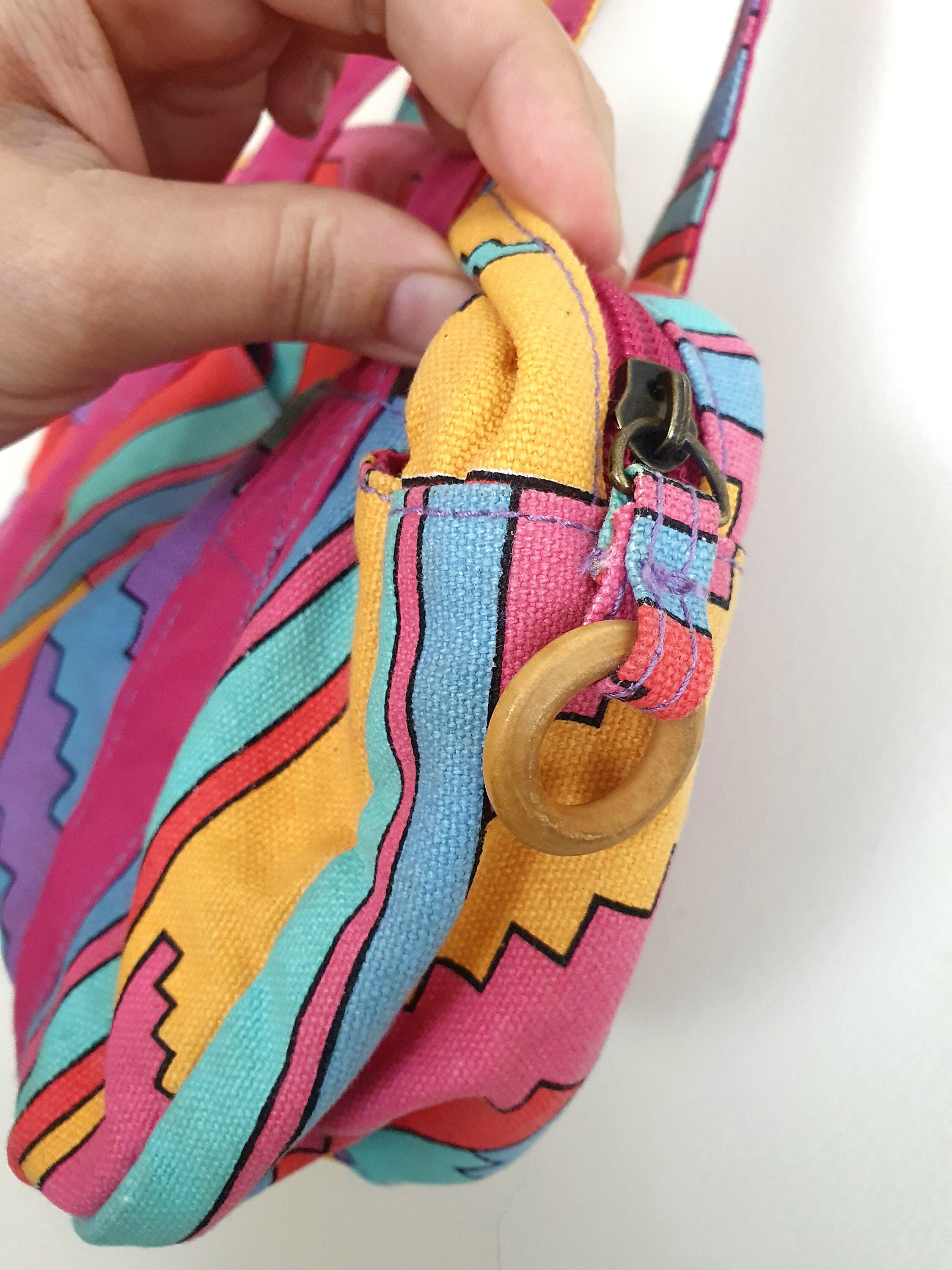 90s Y2k Colourful Billabong Handbag