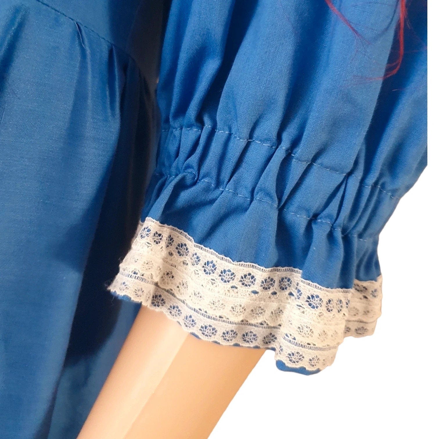 Gorgeous Vintage Blue Square Dance Dress