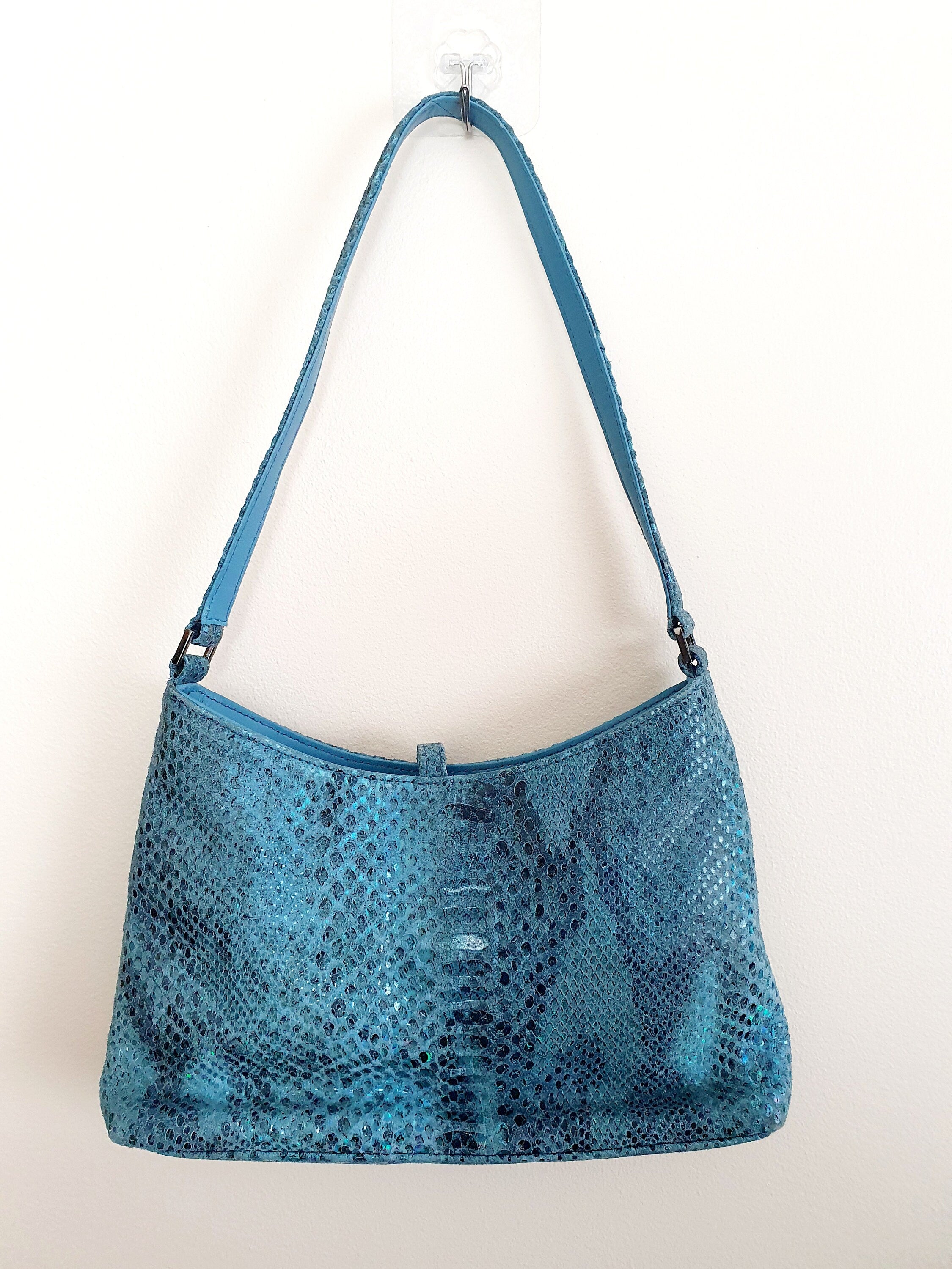 Y2k Leather Mermaid Purse Baguette