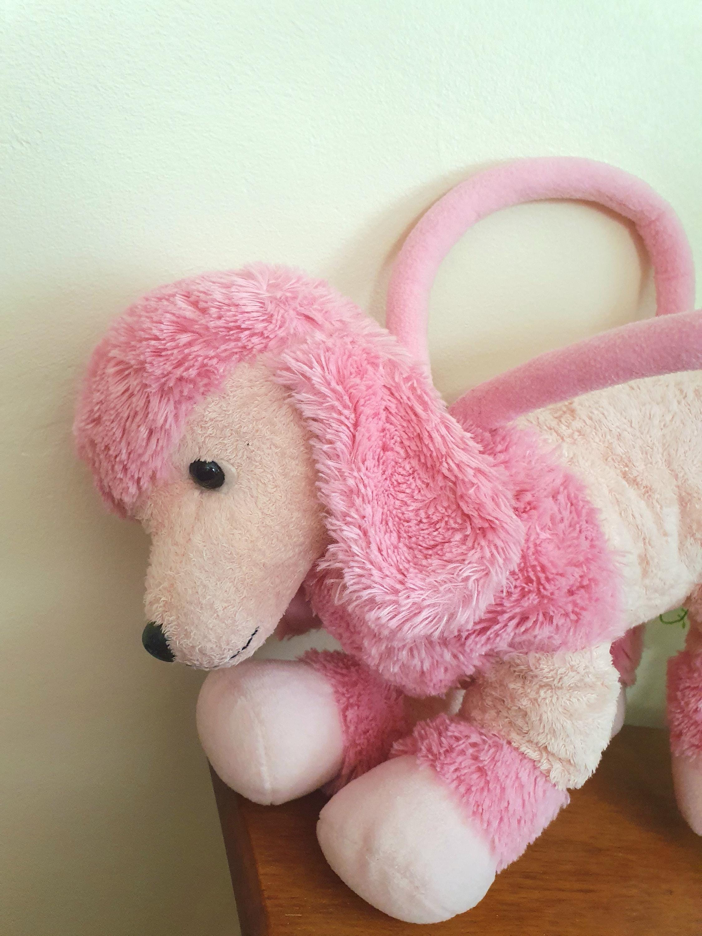 Rare y2k Plush Pink Poodle Purse