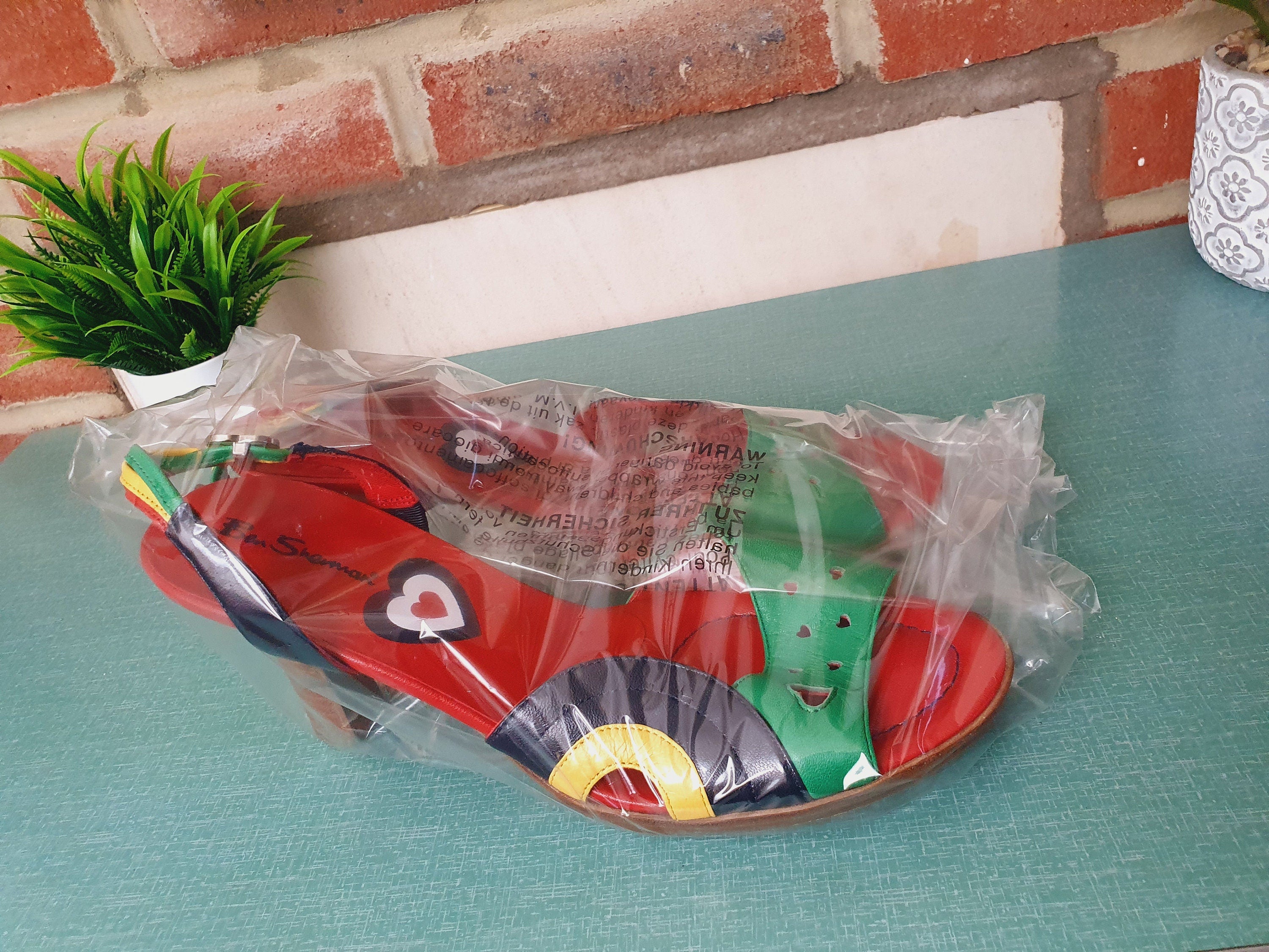 1990s Ben Sherman Multi Coloured Heels