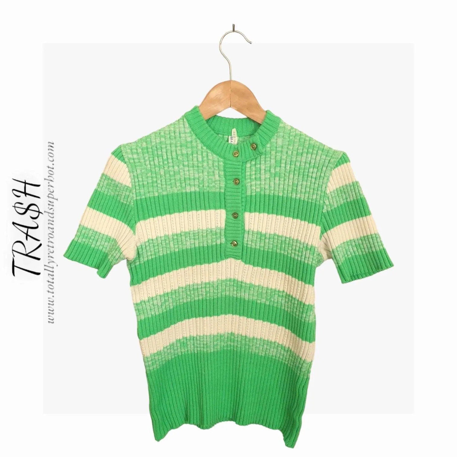 Vintage 1960s 1970s Mod Sweater