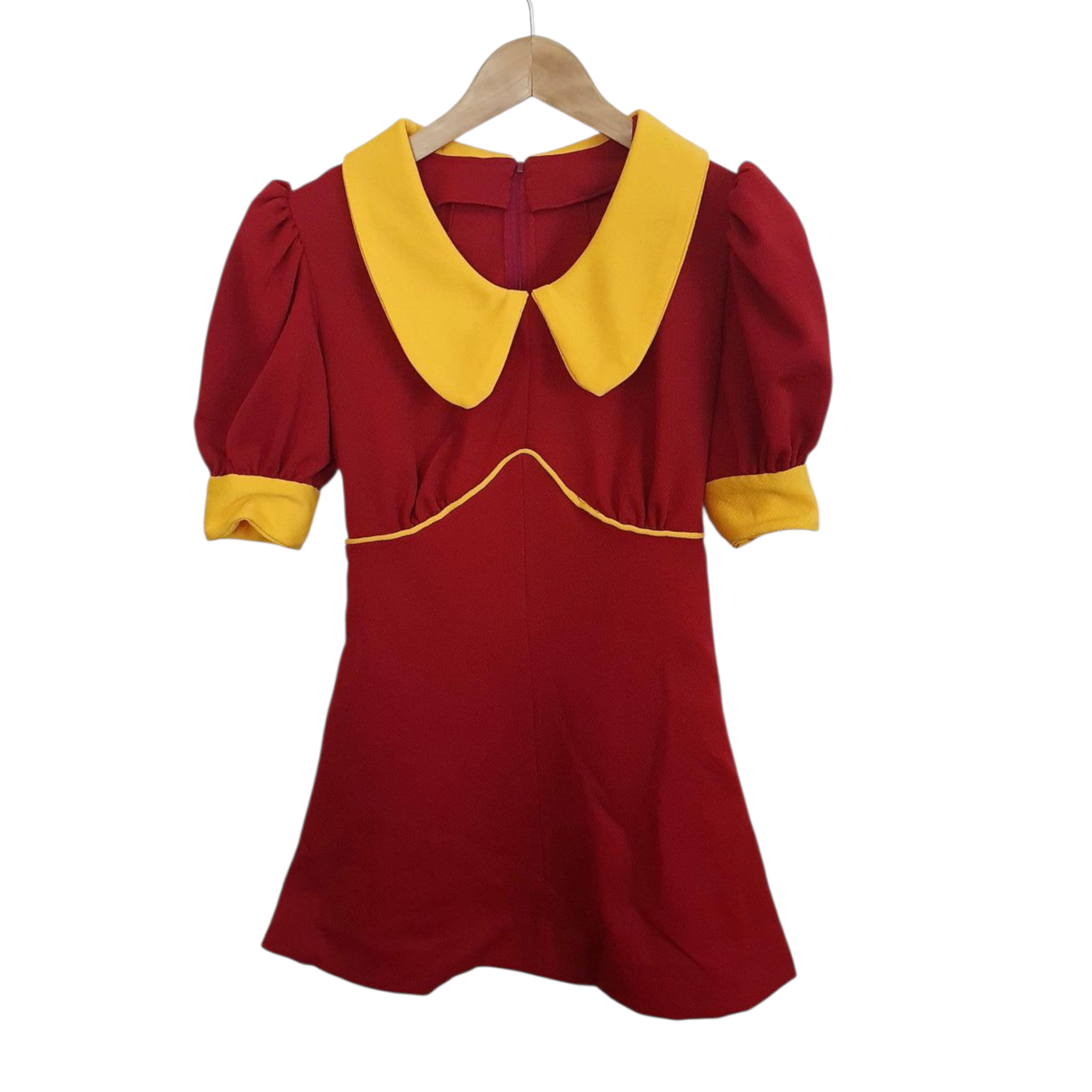Red Vintage 1960s Diner Mini Dress