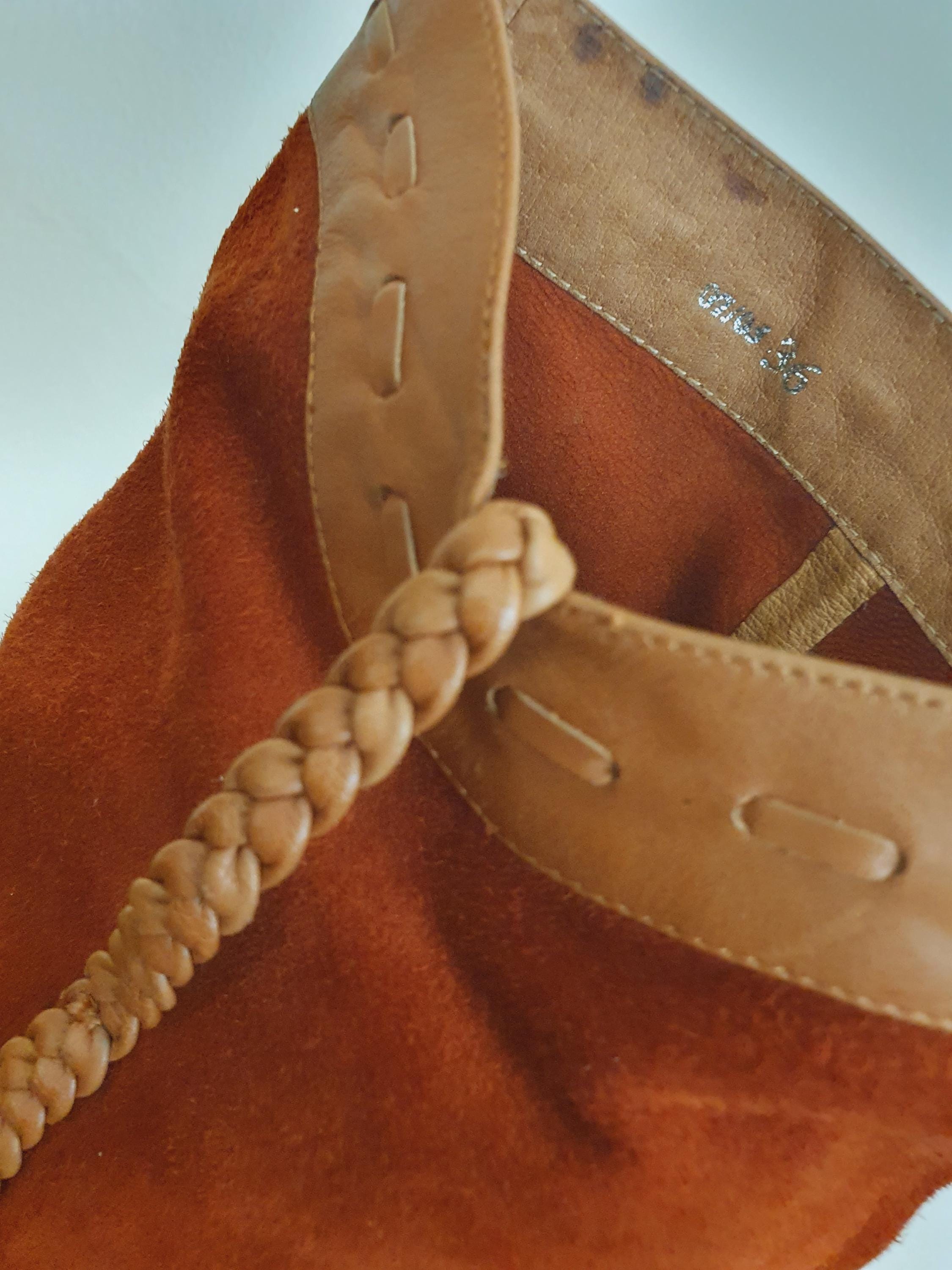 Y2k Shellys Russet Tan Suede Boots