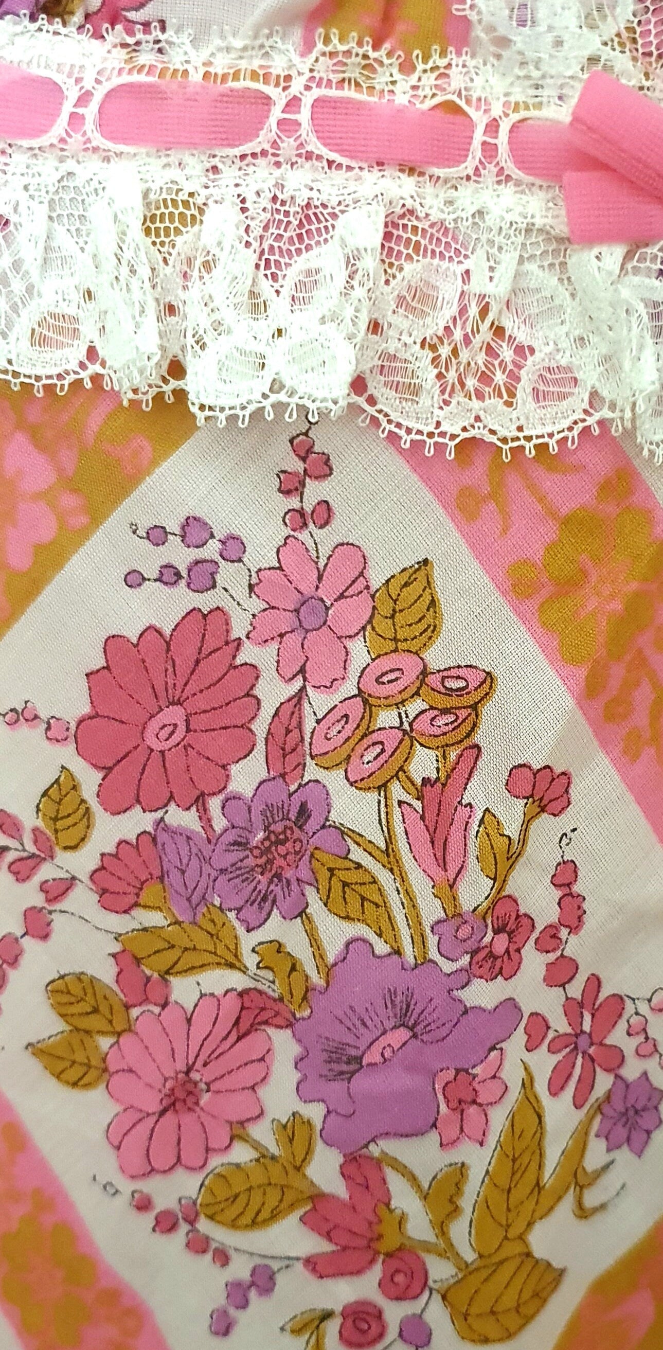 1960s Floral Slip Dress