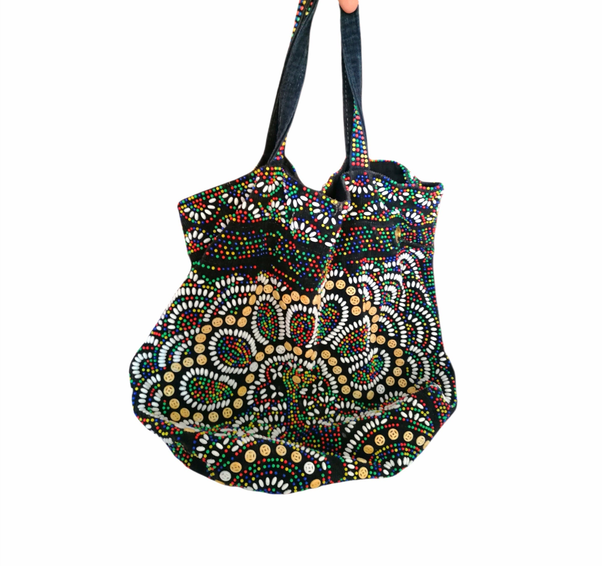 Vintage Drawstring Evening Bag