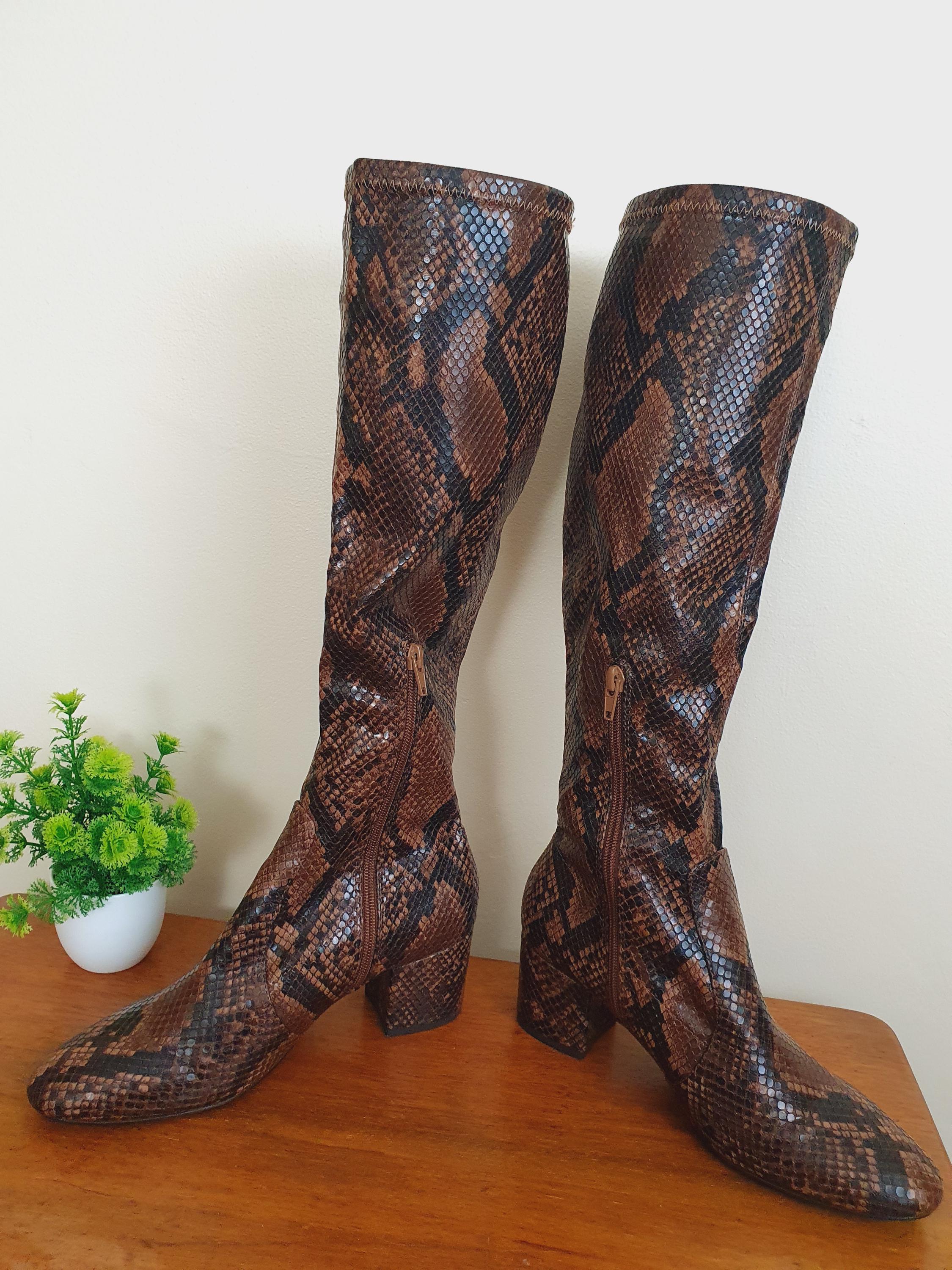 Y2k Brown Aldo Chunky Heel