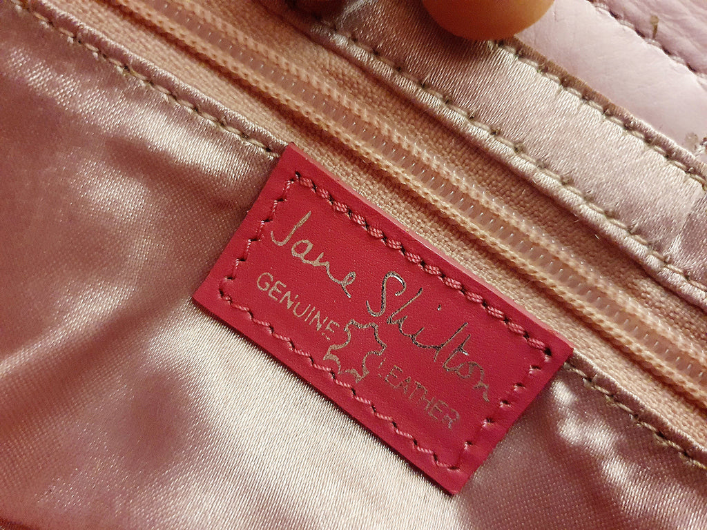 Y2k Pink Jane Shilton leather Bag