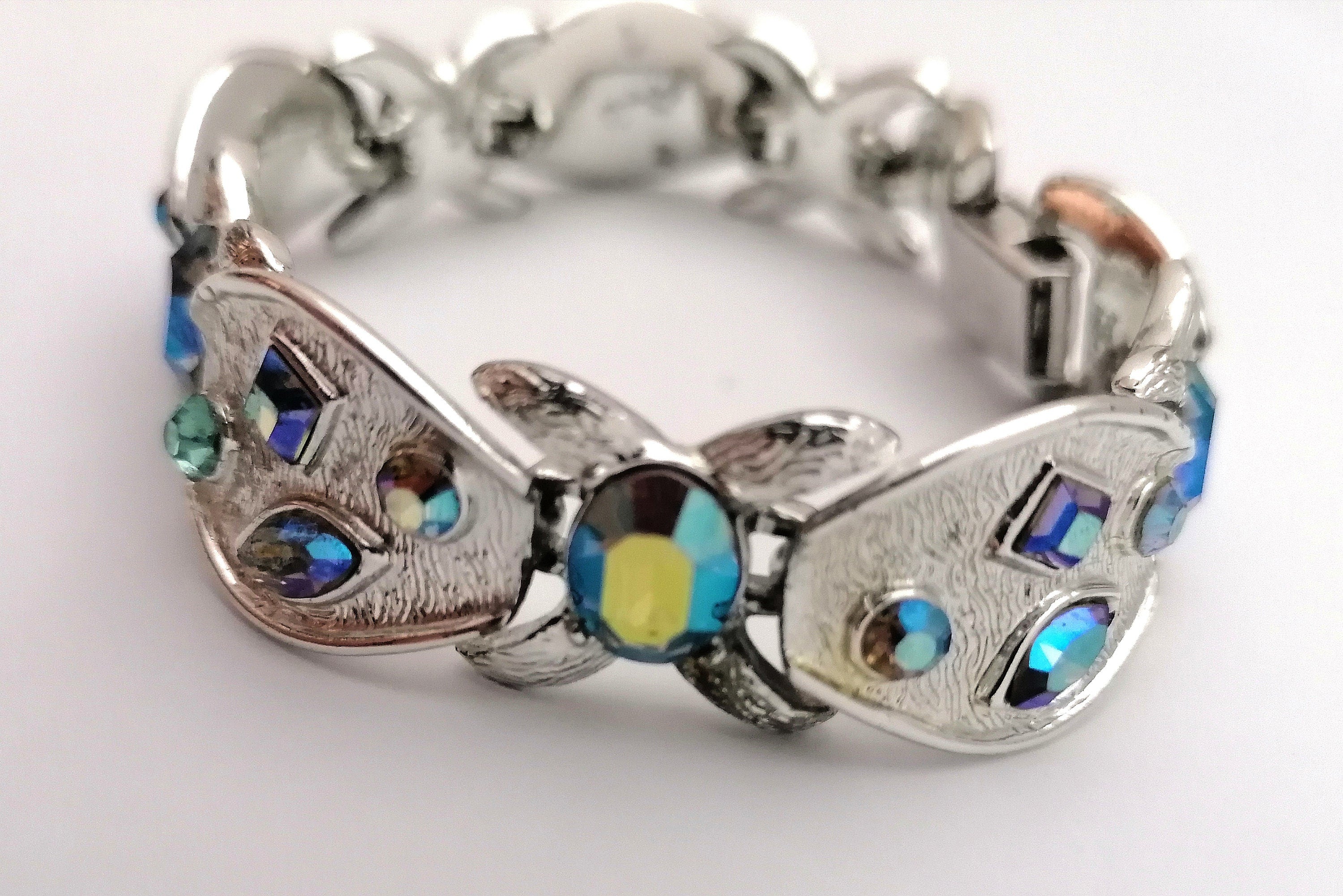 60s Corocraft Crystal Rhinestone Bracelet