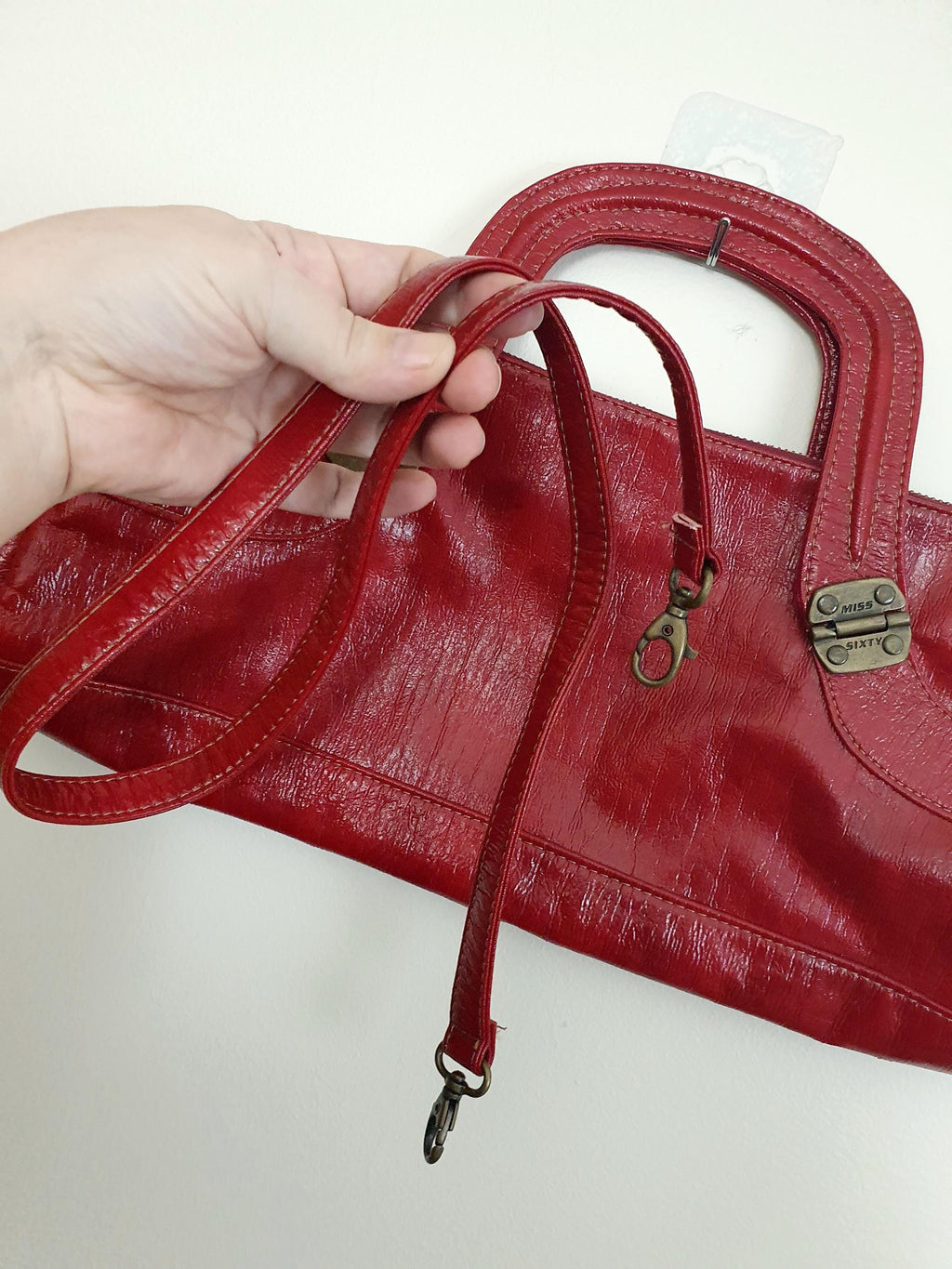 Miss Sixty Vintage Red Shoulder Bag