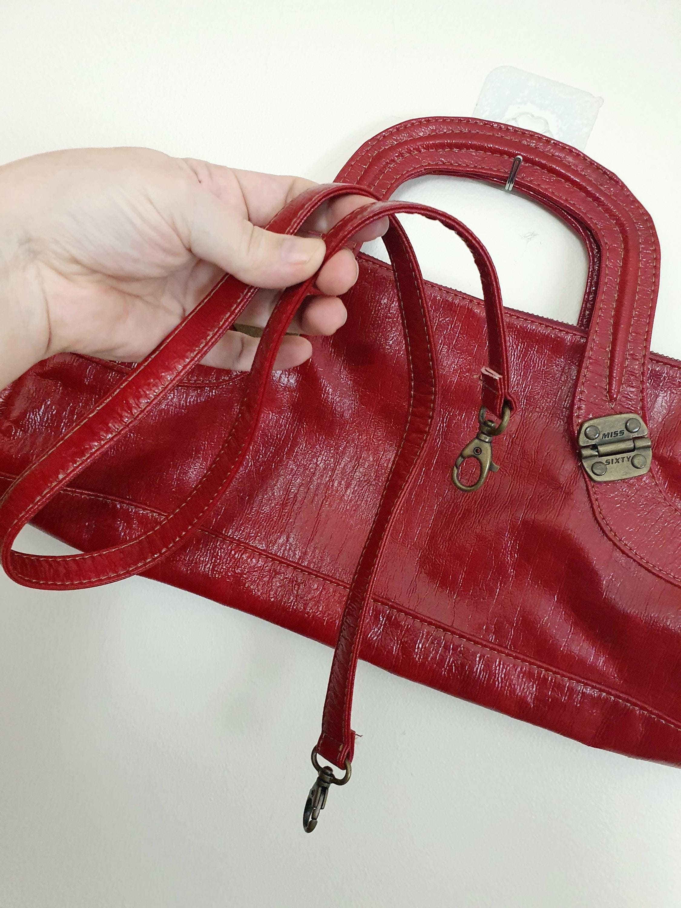 Miss Sixty Vintage Red Shoulder Bag