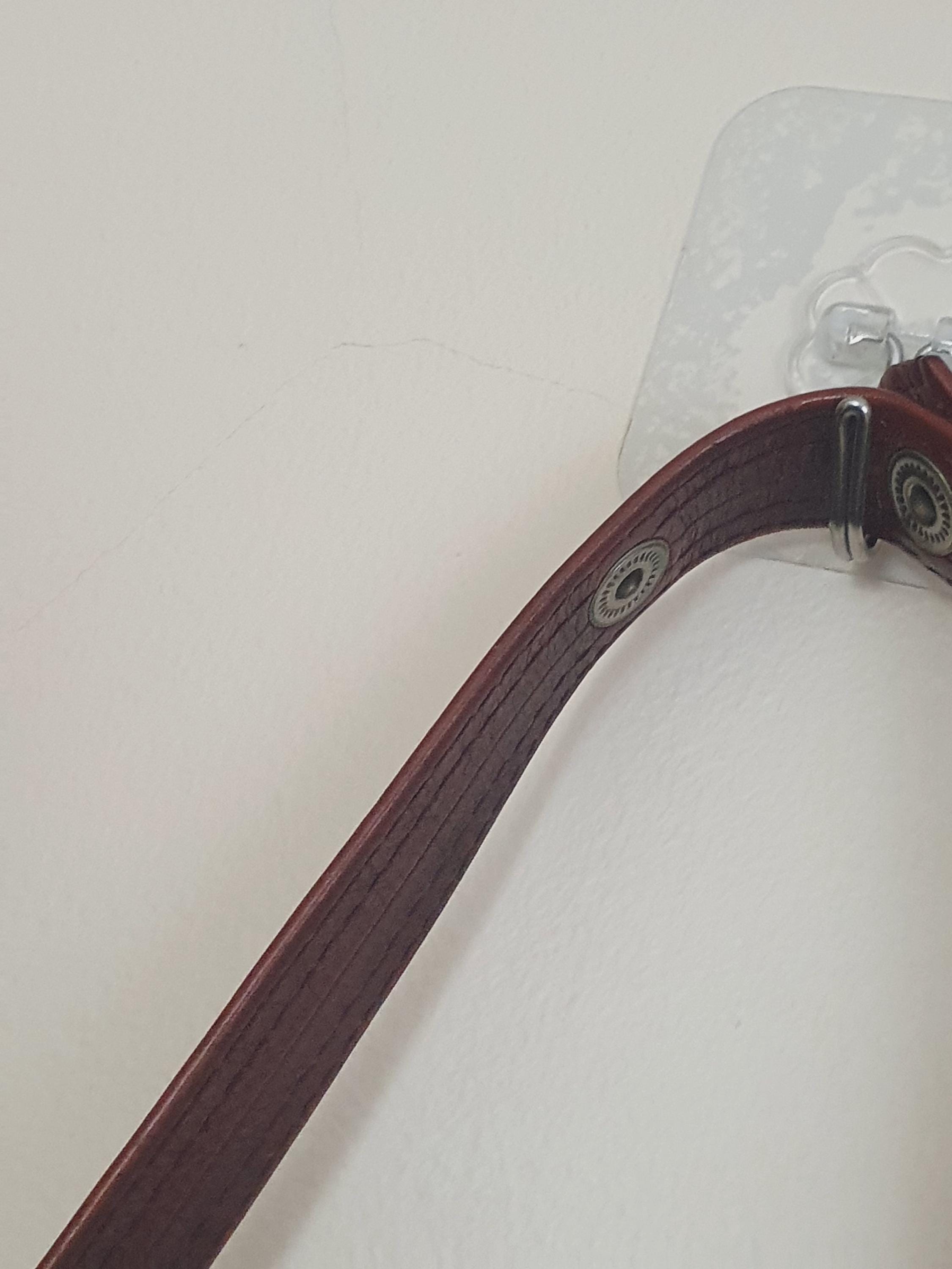 1970s Vintage Dark Red Leather Shoulder Bag