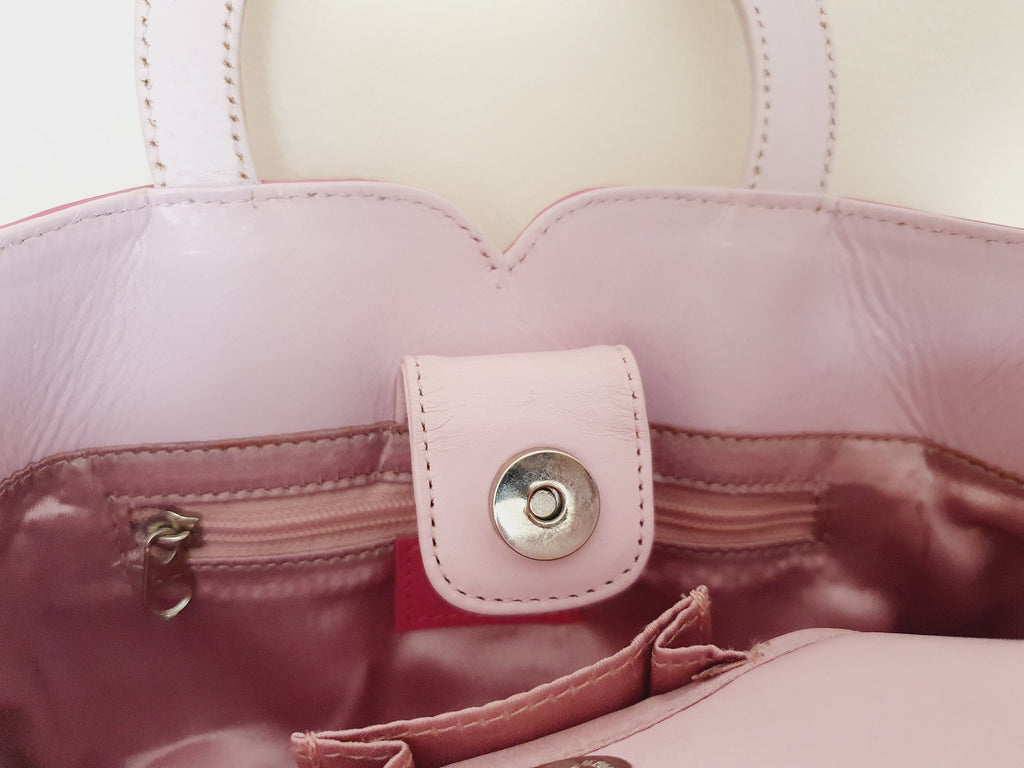 Y2k Pink Jane Shilton leather Bag