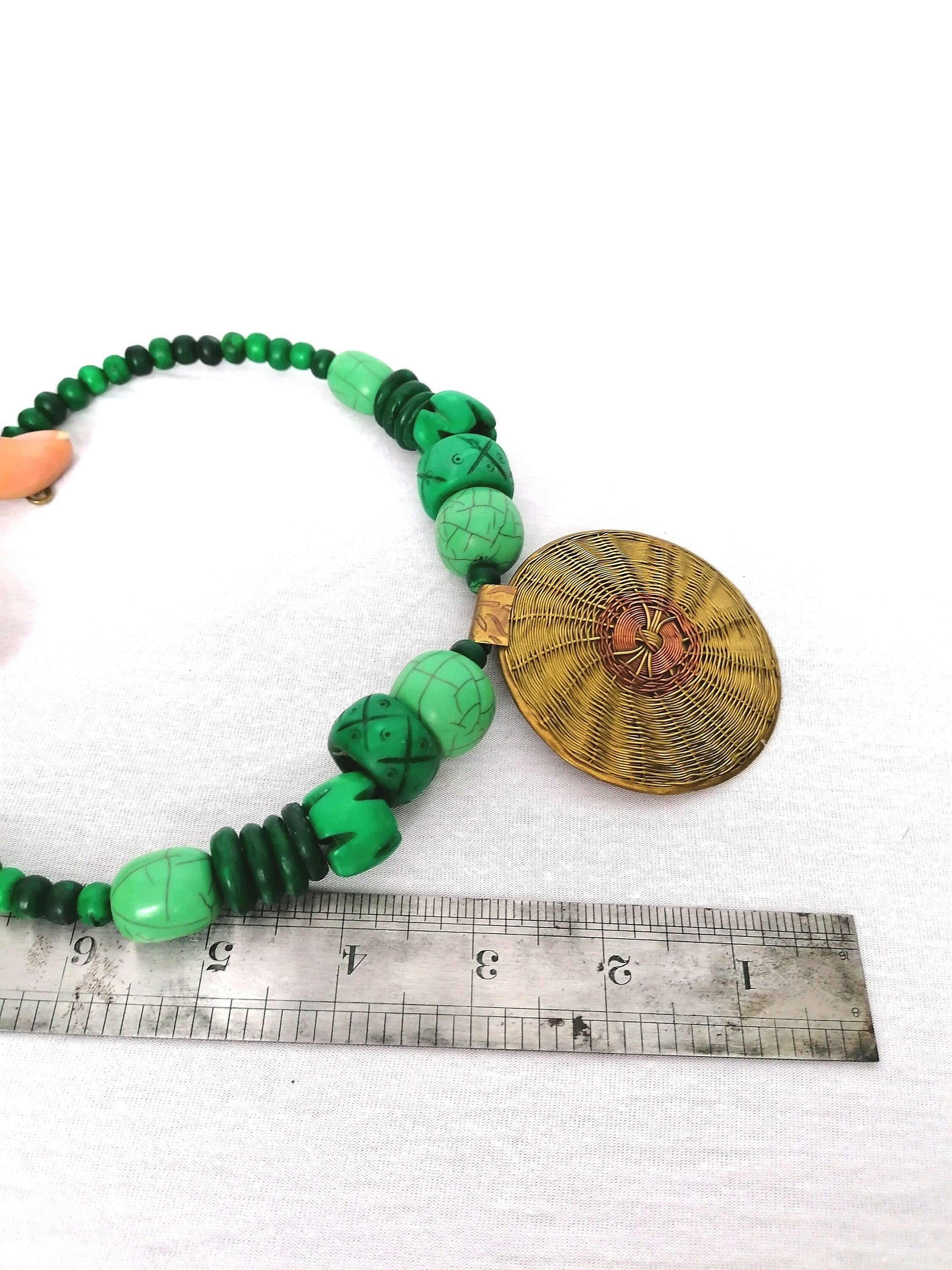 Chunky Handmade Beaded Necklace