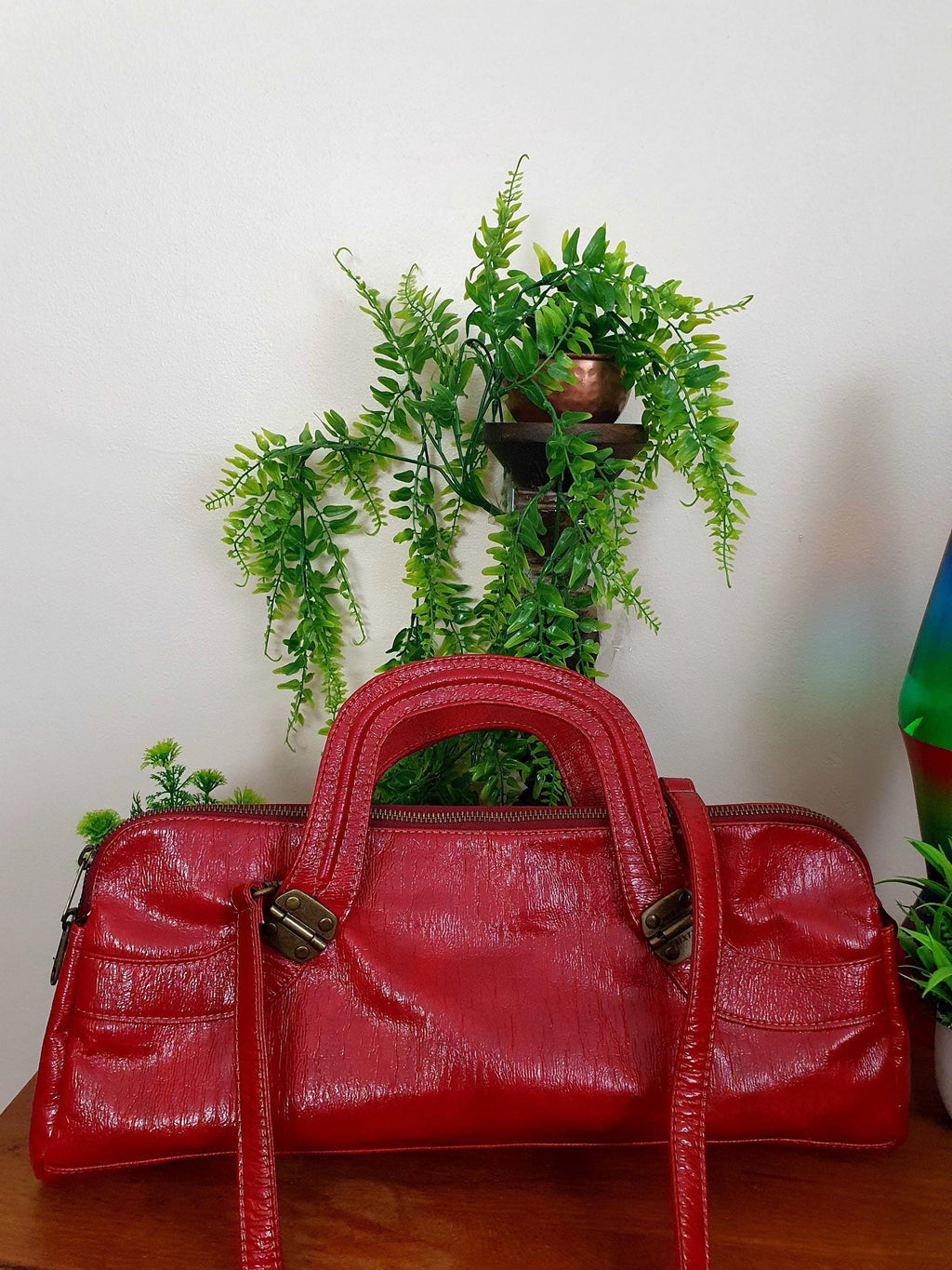 Miss Sixty Vintage Red Shoulder Bag