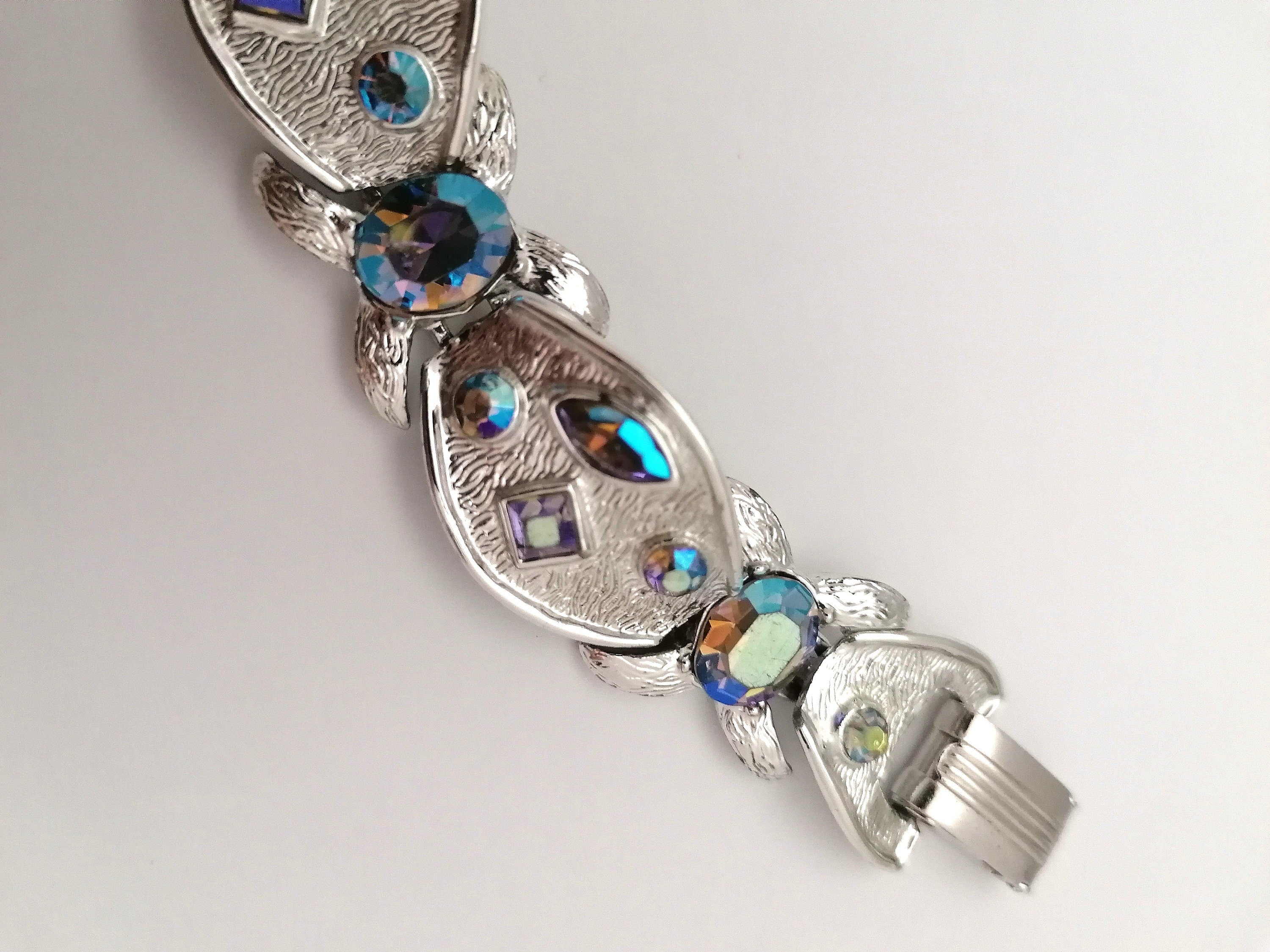 60s Corocraft Crystal Rhinestone Bracelet