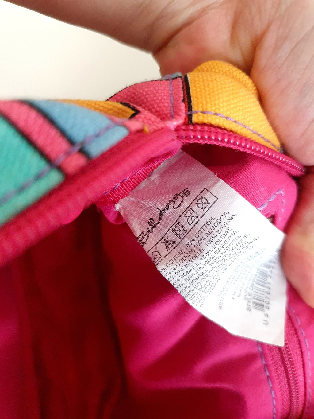 90s Y2k Colourful Billabong Handbag