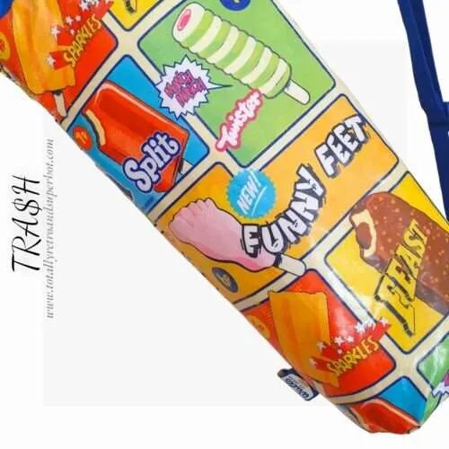 Rare Retro Walls Ice Cream Drawstring Bag