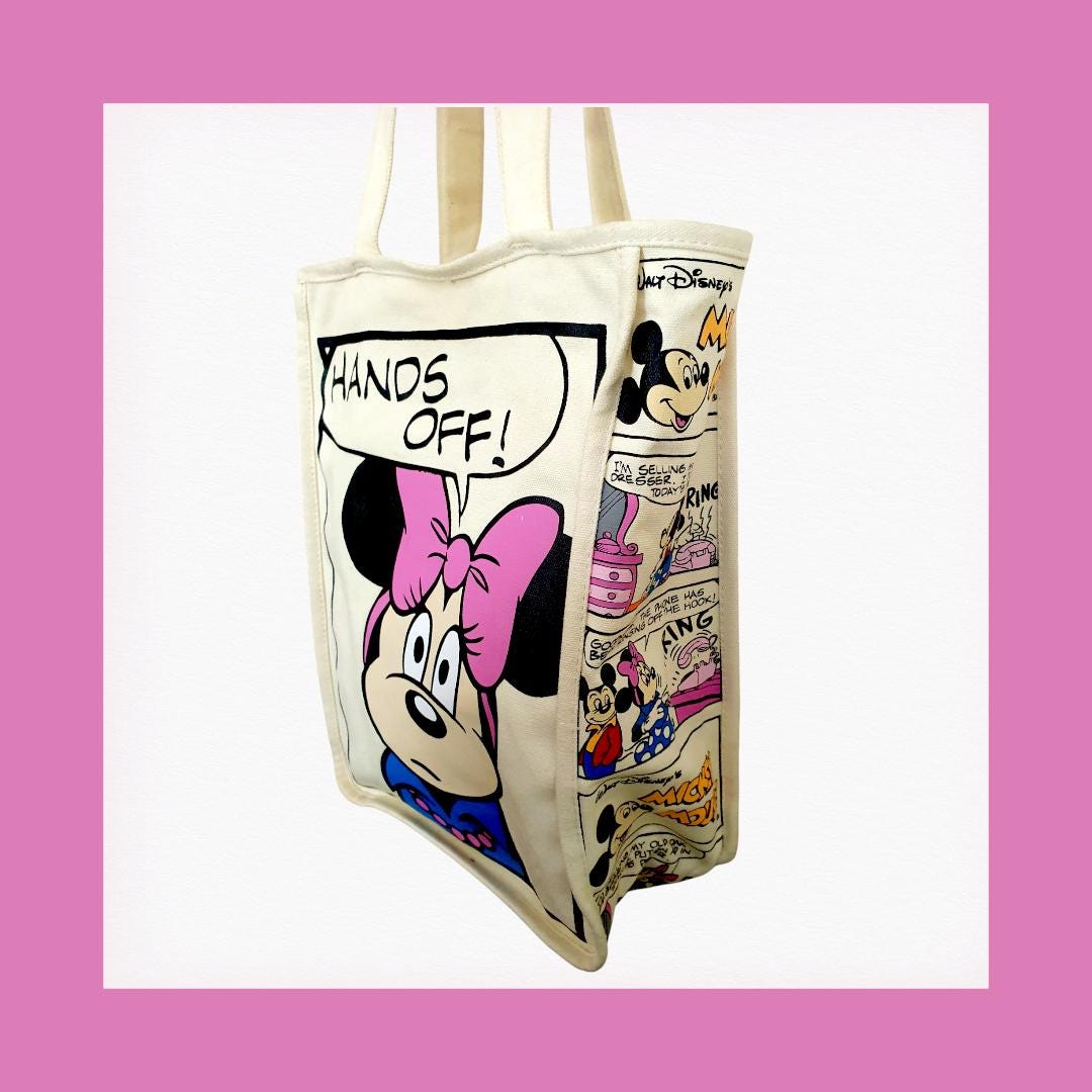 Vintage  Minnie Mouse Canvas Tote Bag