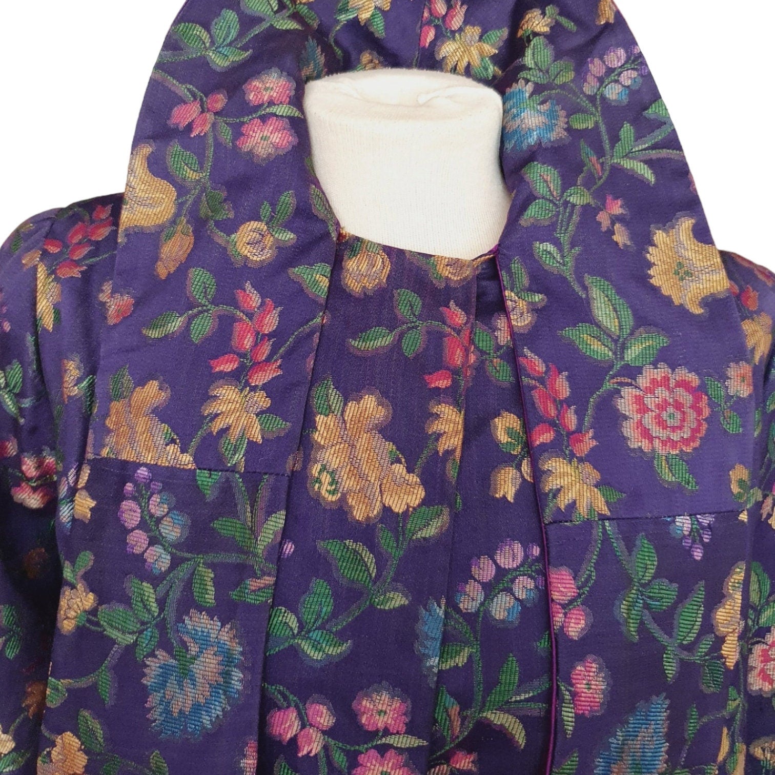 1960s Swing Coat With Attached Scarf