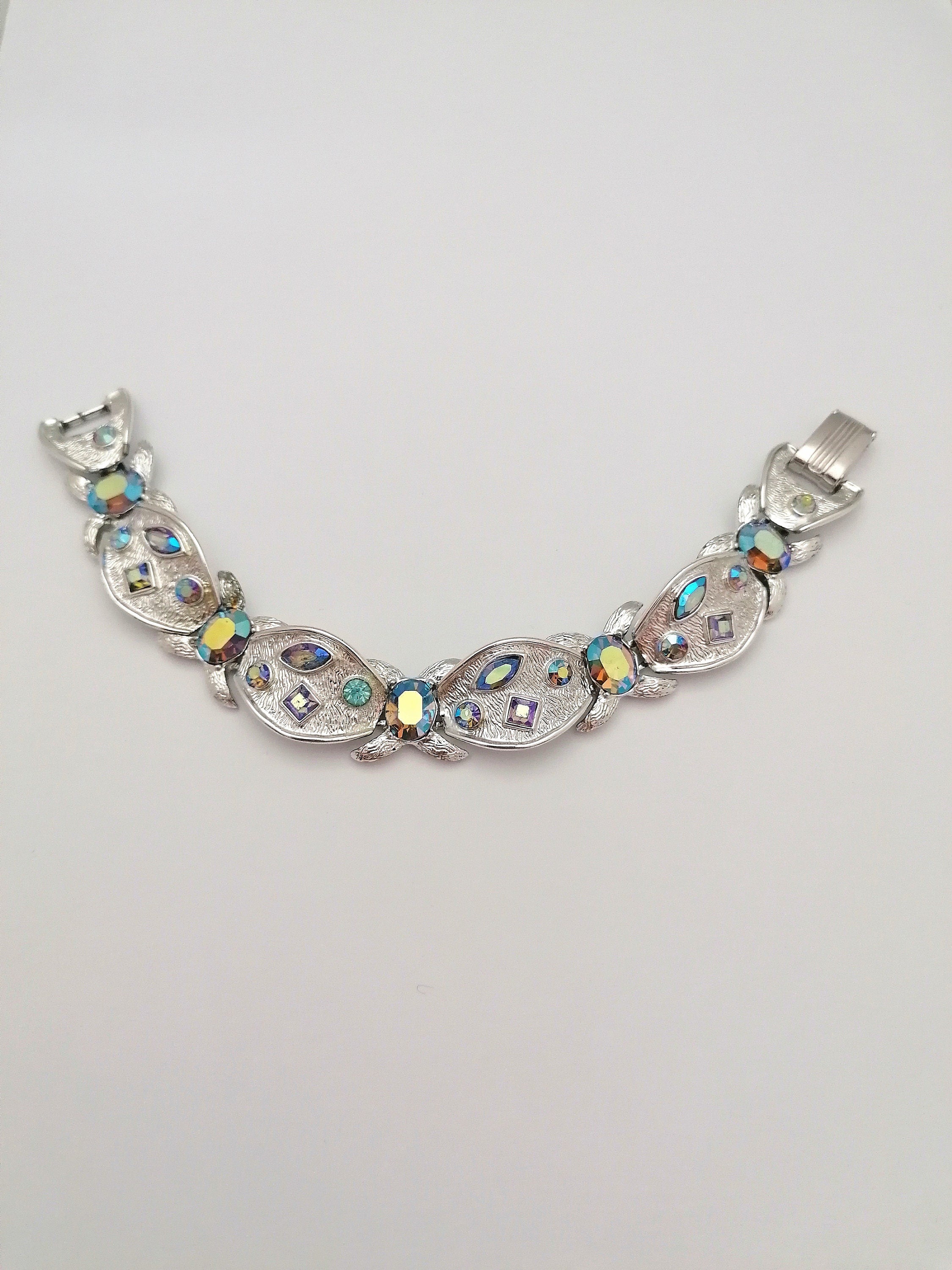 60s Corocraft Crystal Rhinestone Bracelet