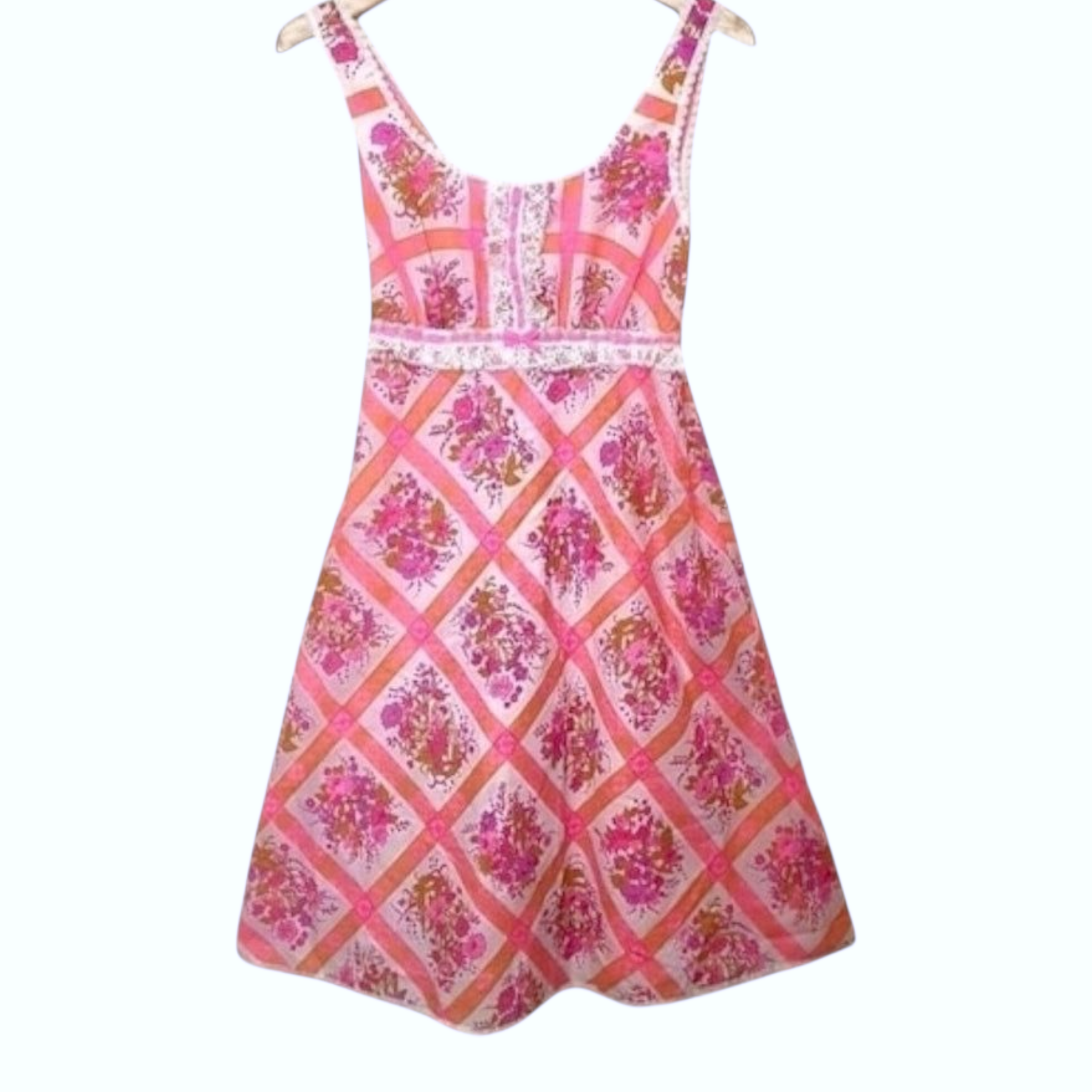 1960s Floral Slip Dress