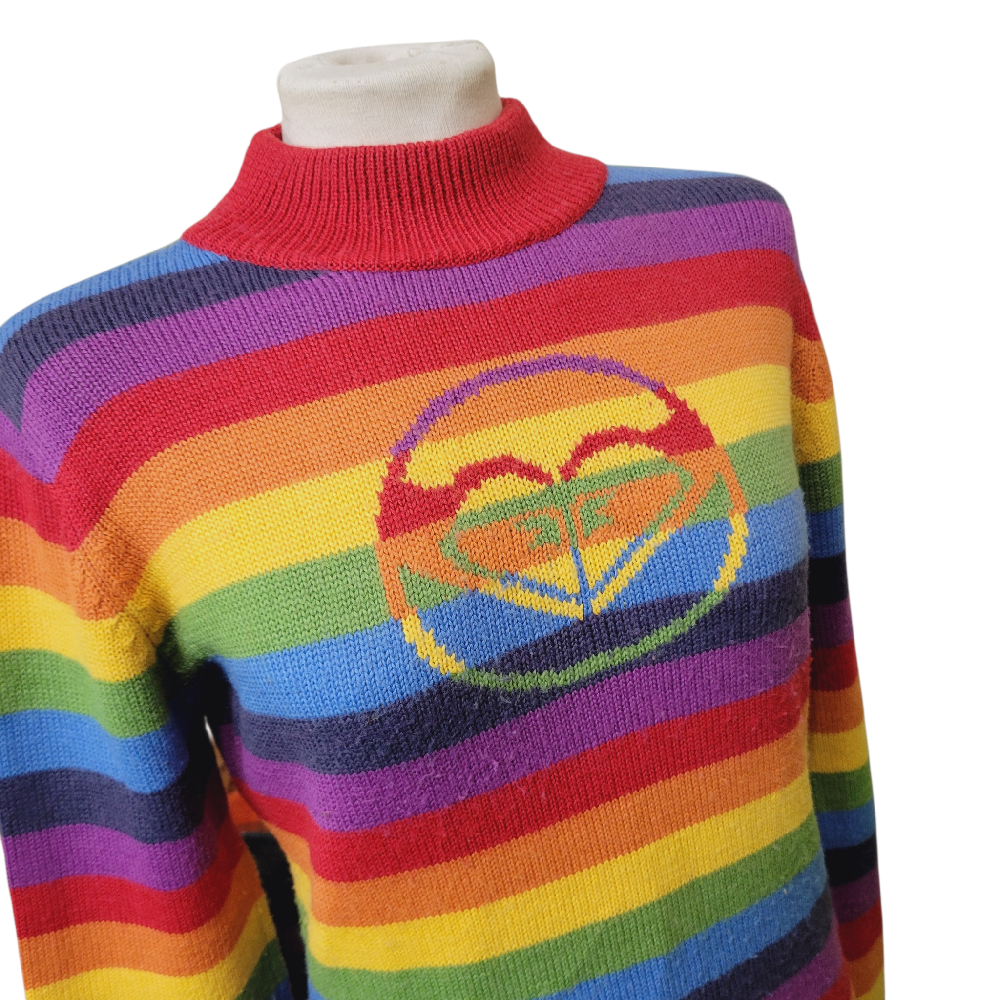 Vintage Roxy roll neck jumper Y2K fashion