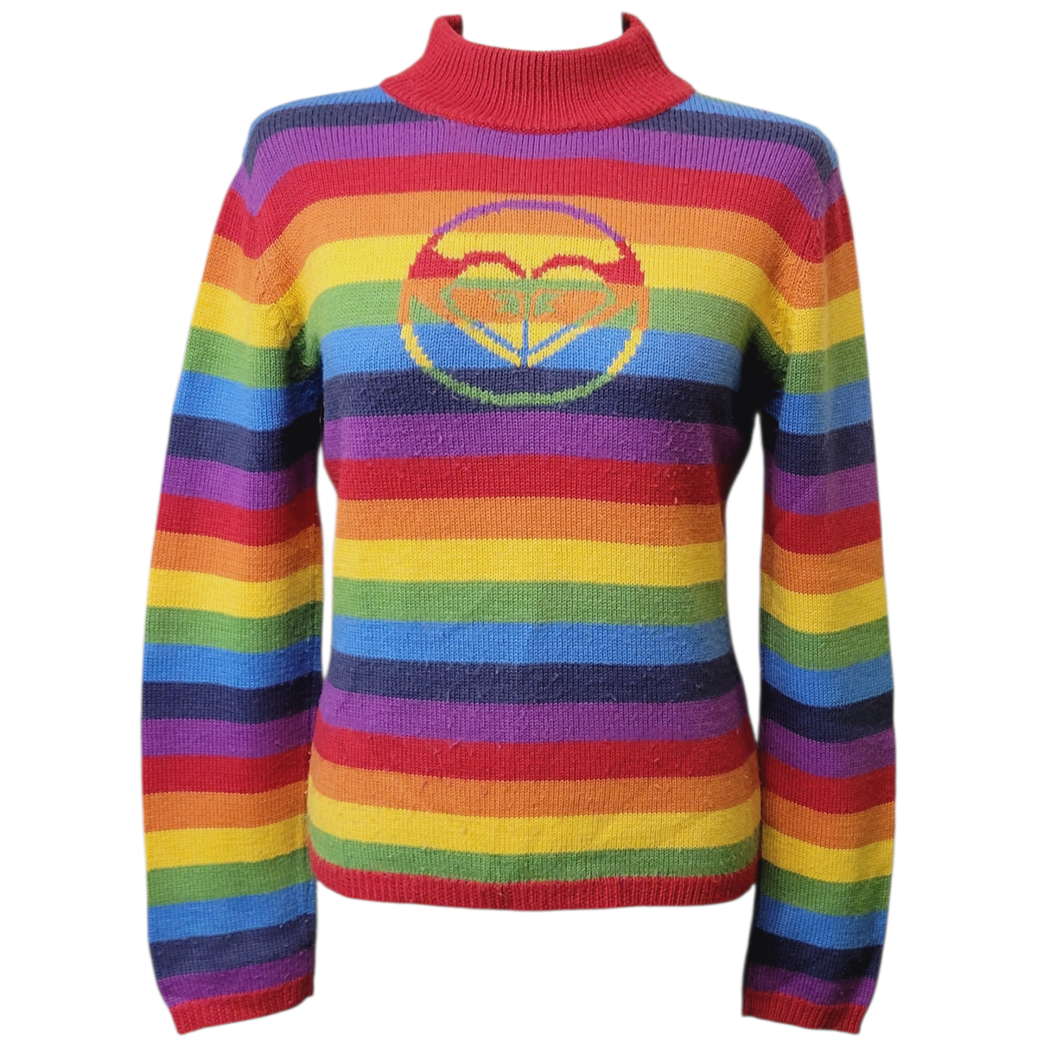 Vintage Roxy roll neck jumper Y2K fashion