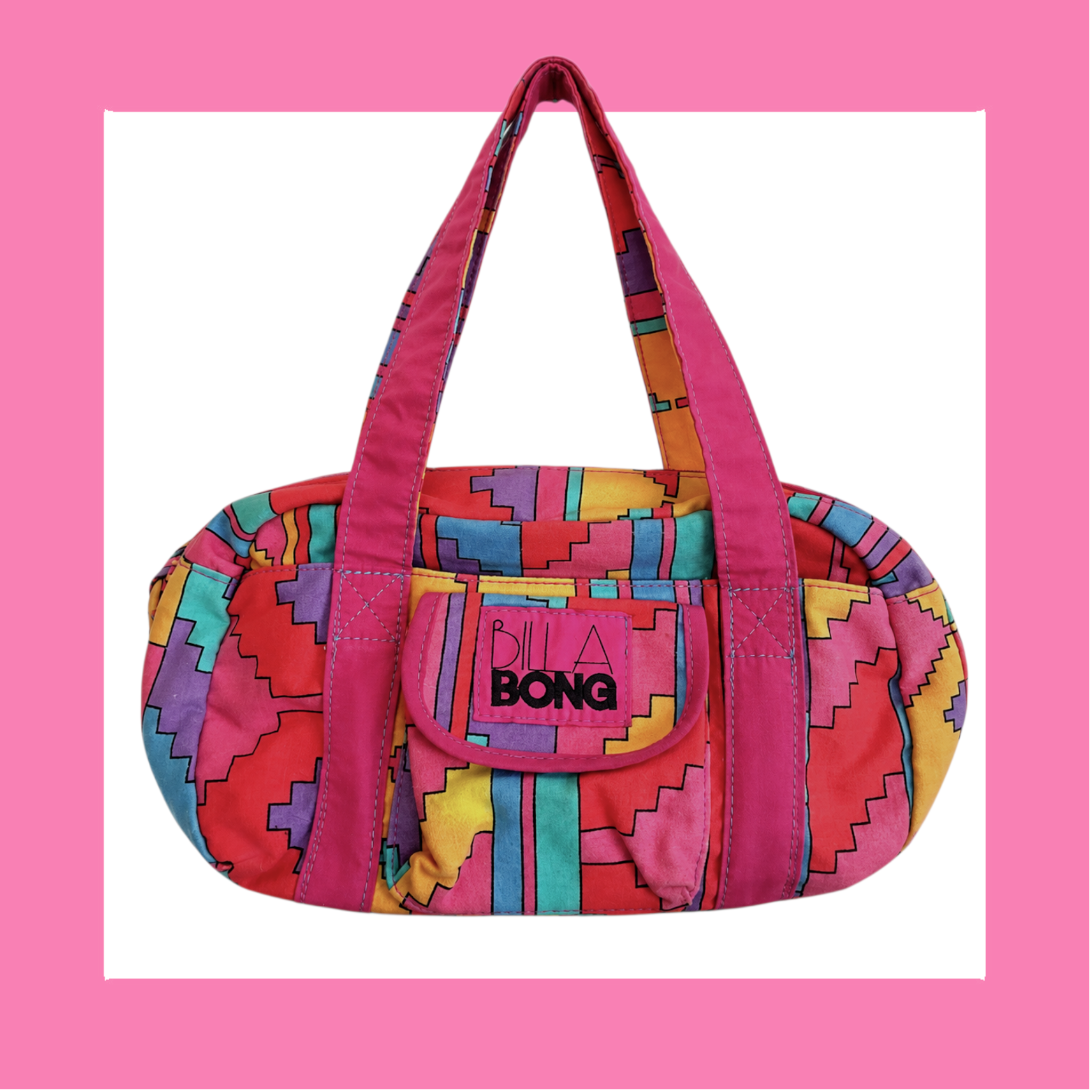 90s Y2k Colourful Billabong Handbag