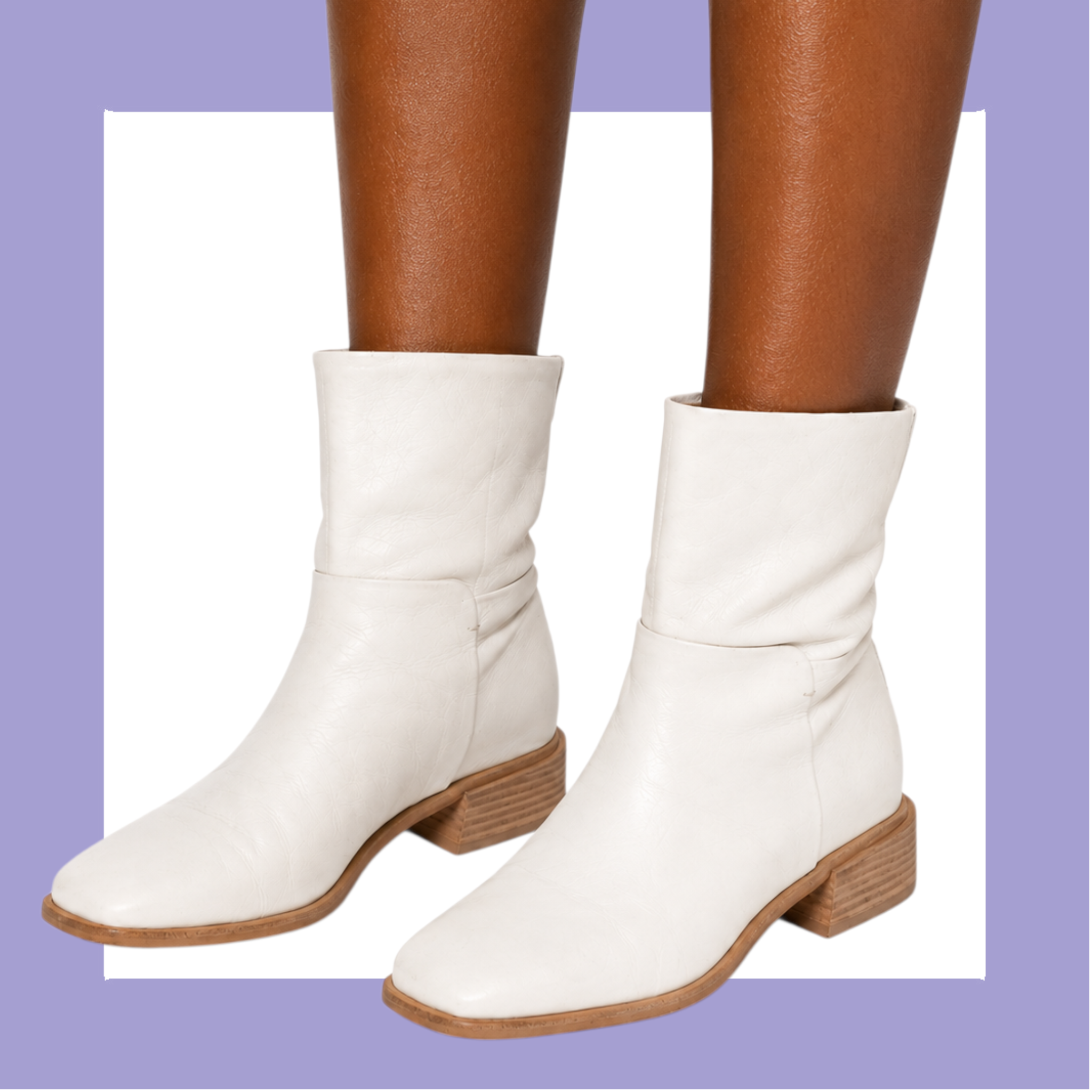 Y2k  Leather Off White John Lewis Ankle Boots