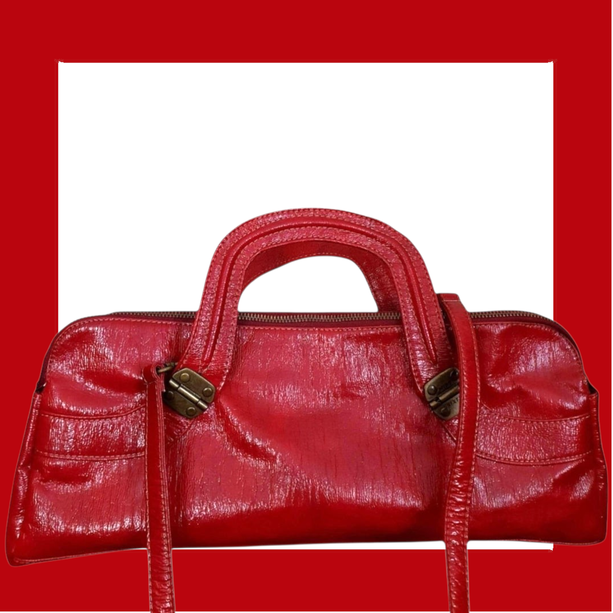 Miss Sixty Vintage Red Shoulder Bag