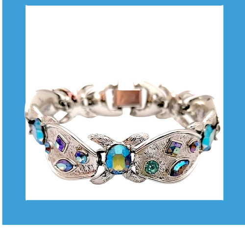 1960s Corocraft Crystal Rhinestone Bracelet
