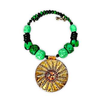 Chunky Handmade Beaded Necklace