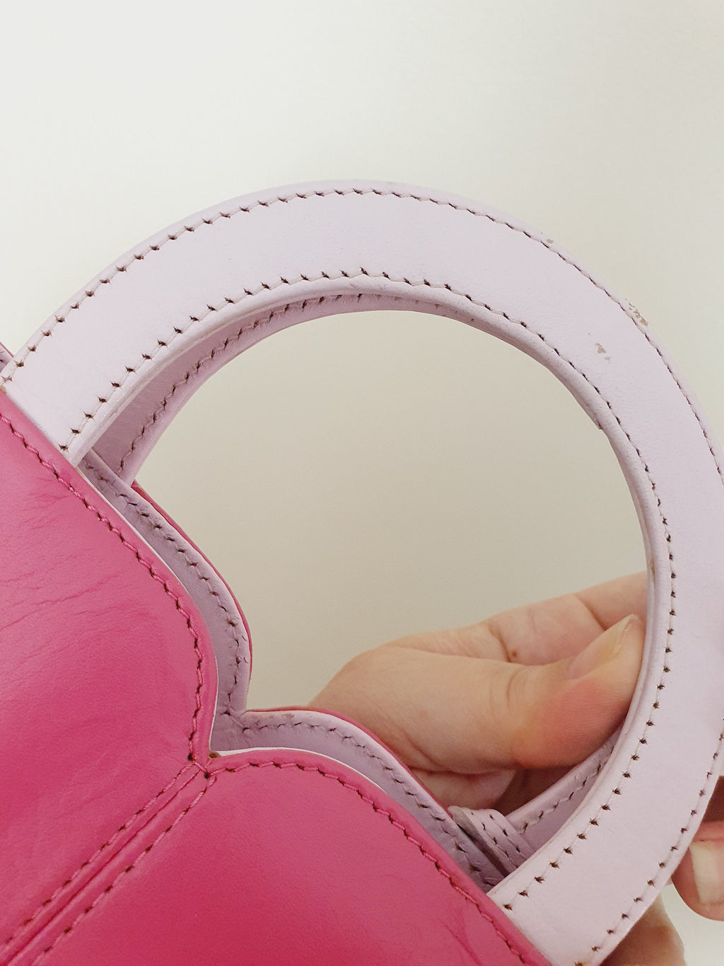 Y2k Pink Jane Shilton leather Bag