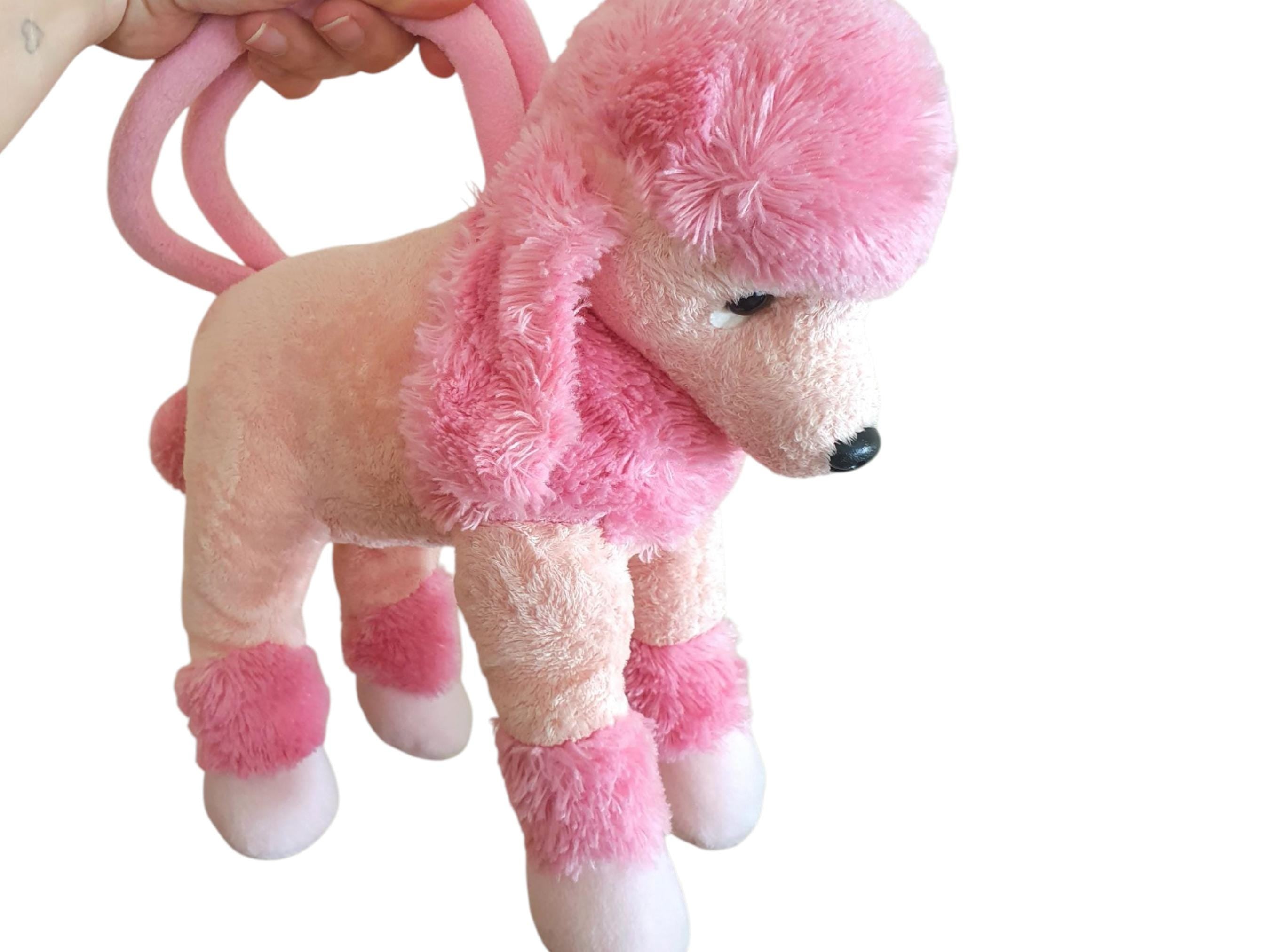 Rare y2k Plush Pink Poodle Purse