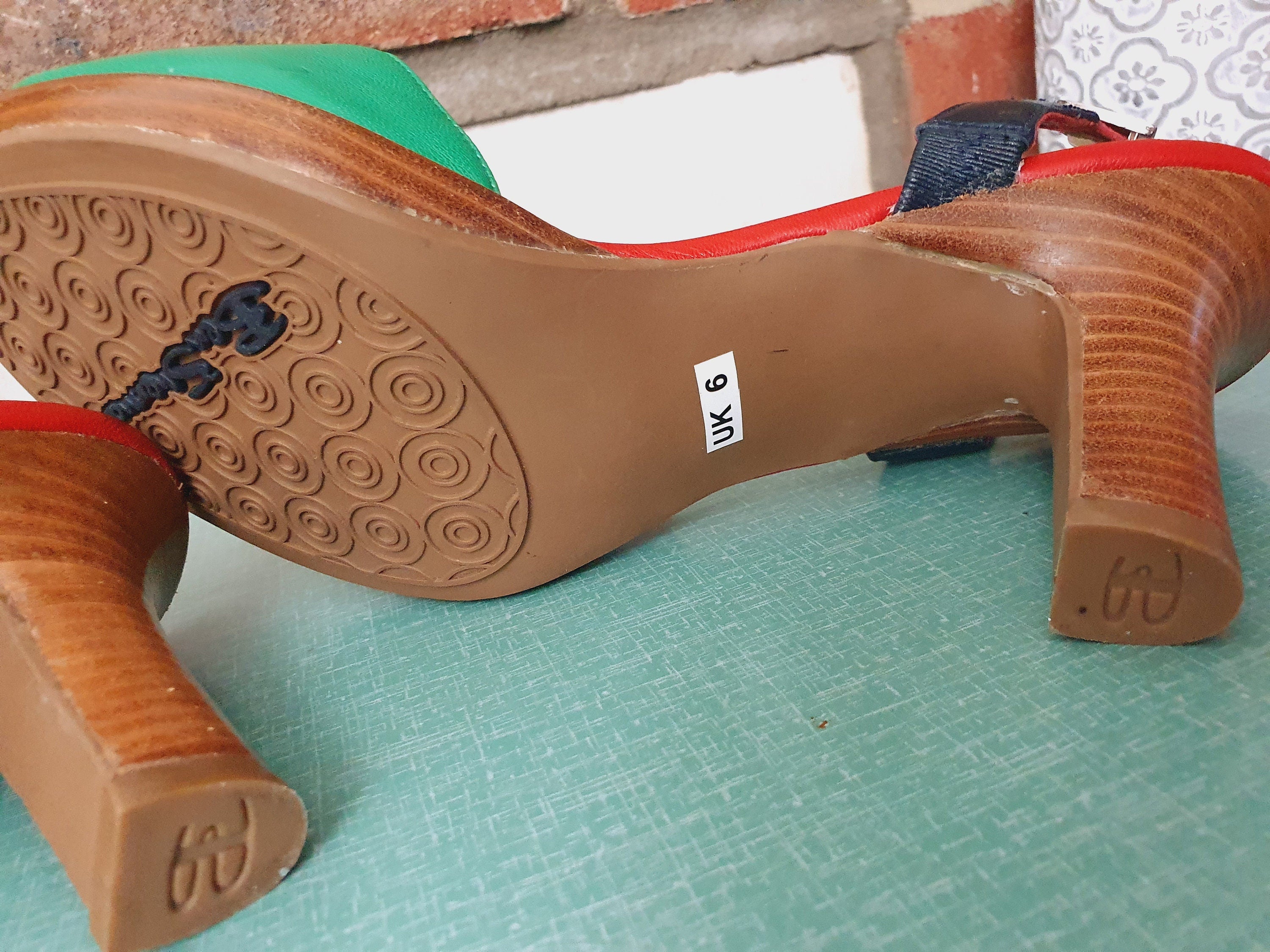 1990s Ben Sherman Multi Coloured Heels