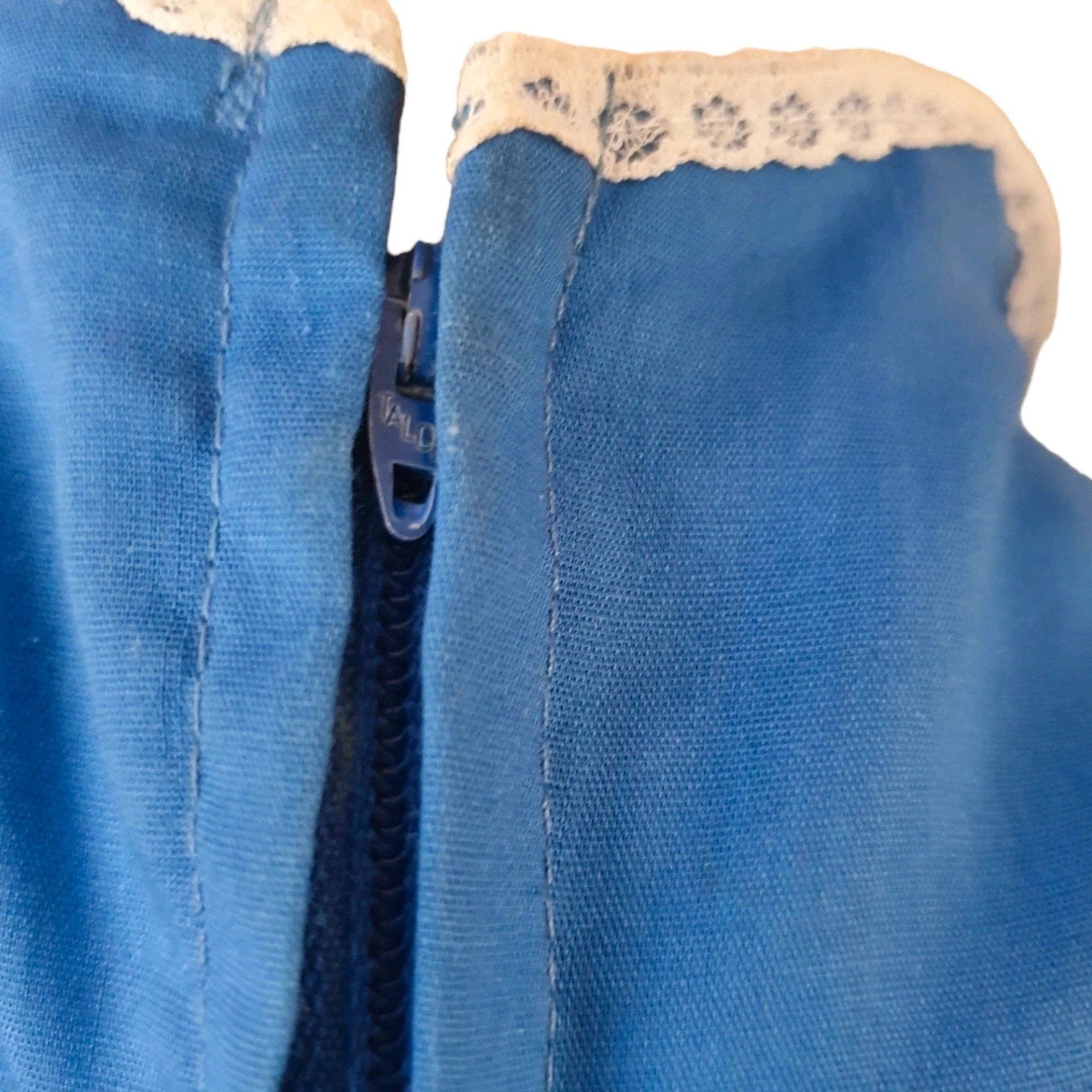 Gorgeous Vintage Blue Square Dance Dress