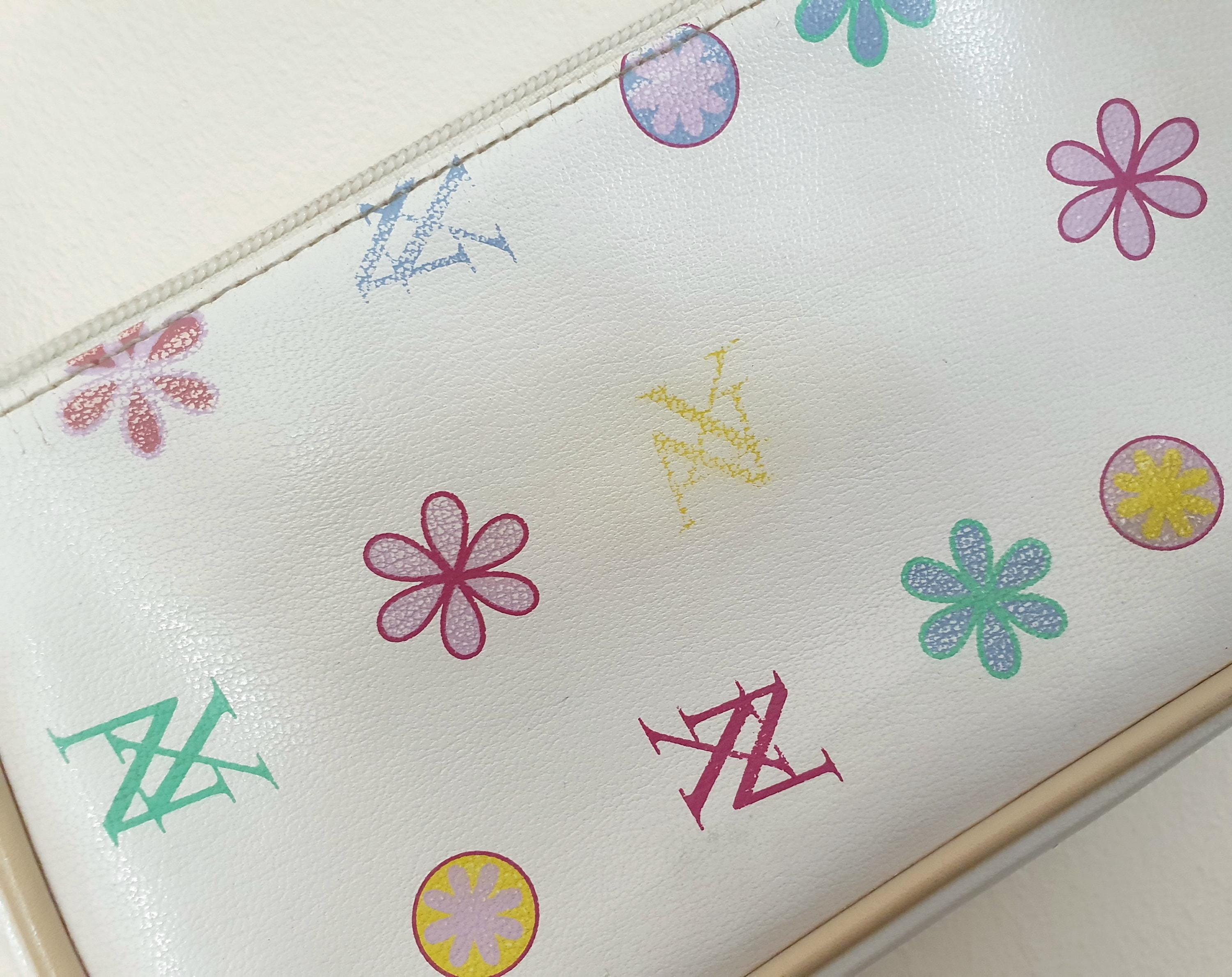 Y2k White Monogram Shoulder Bag