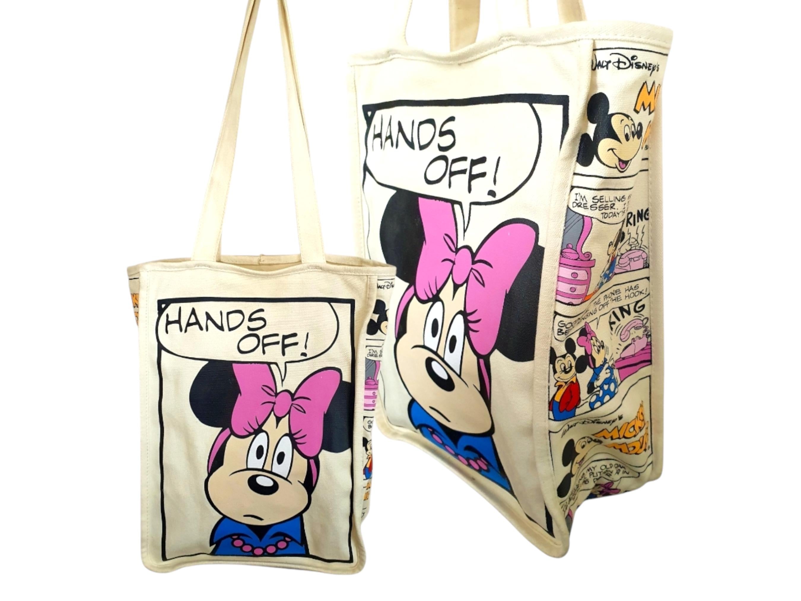 Vintage  Minnie Mouse Canvas Tote Bag