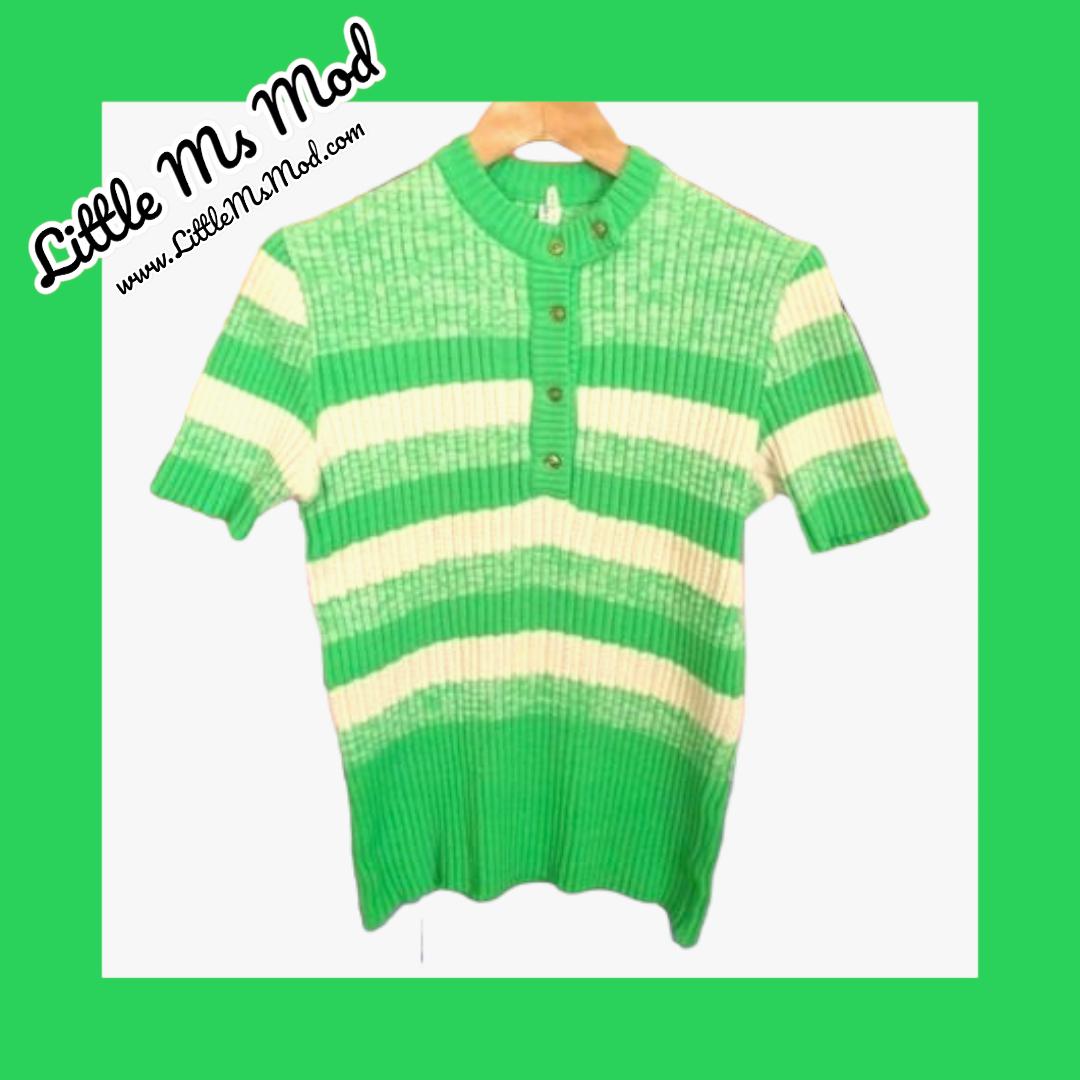 Vintage 1960s 1970s Mod Sweater